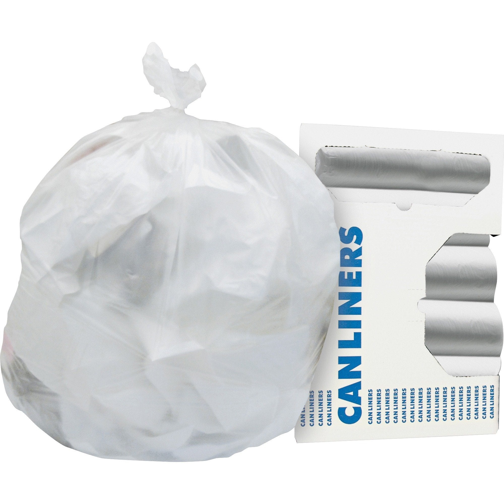 High-Density HERITAGE Coreless Can Liner, 30 gal, 30 x 37, Natural, 25 Bag/RL, 20 RL/CT