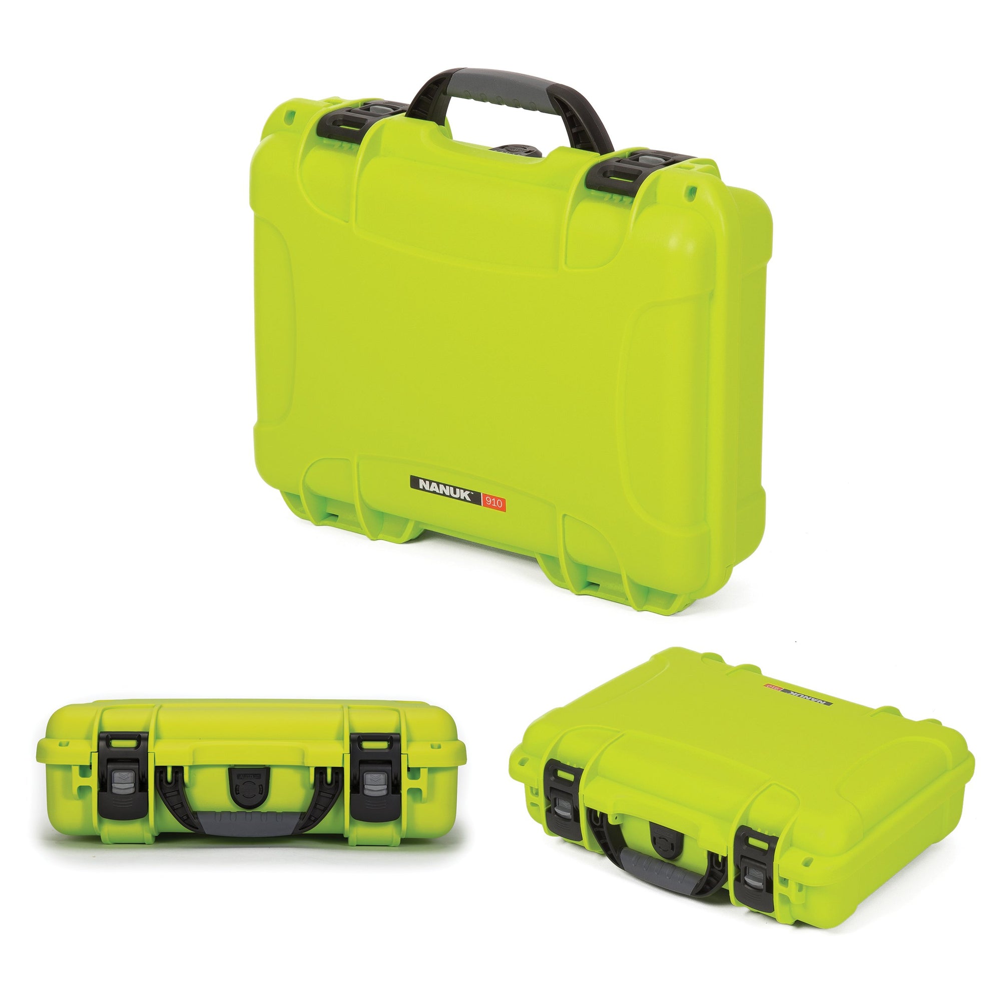 Waterproof Nanuk 910 Carry-on Hard Case with Foam Insert for DJI Mavic Mini 2 Fly More - Lime