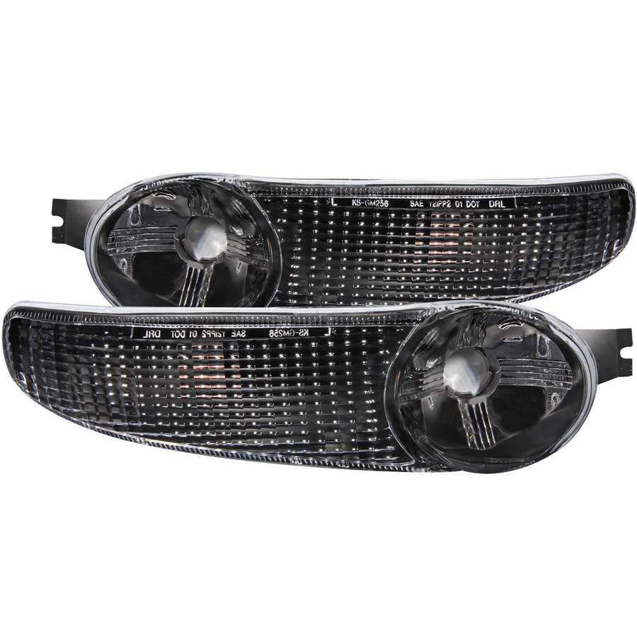 GMC Yukon Anzo USA 511031 Black Parking Light Assembly - (Sold in Pairs)