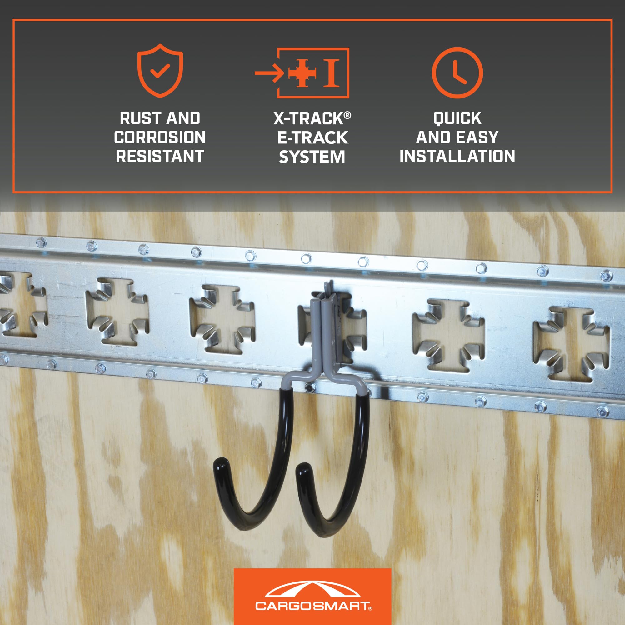 Coated Premium Dual Arm "J" Hook 1 Pk