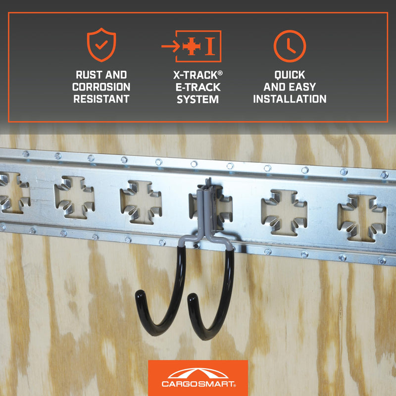 Coated Premium Dual Arm "J" Hook 1 Pk