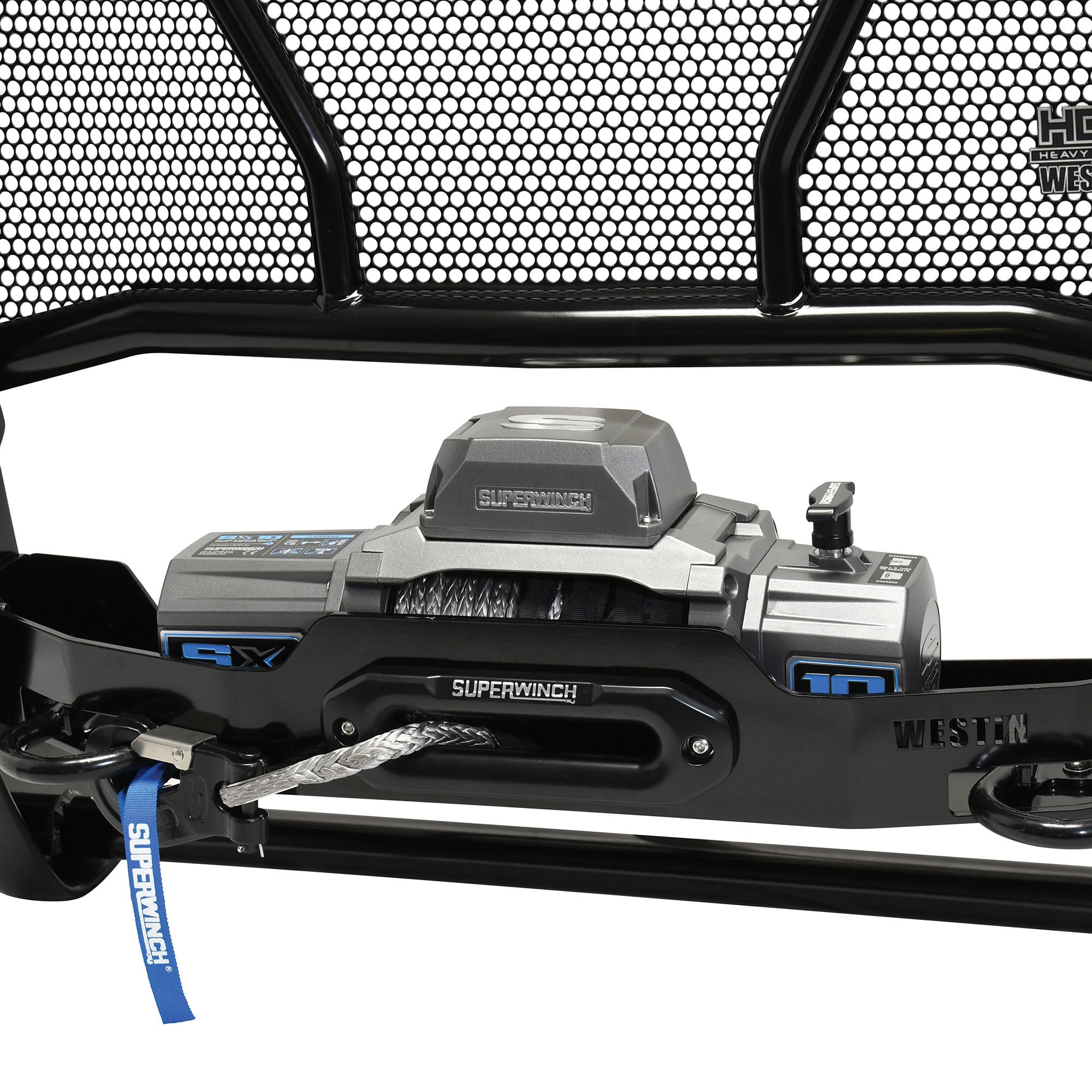 57-94065 Westin HDX 1-Piece Winch Mount Grille Guard fits 2021-2026 F150 (Exc Platinum Raptor and 2022+ Lightning EV) (Exc with Sensors)