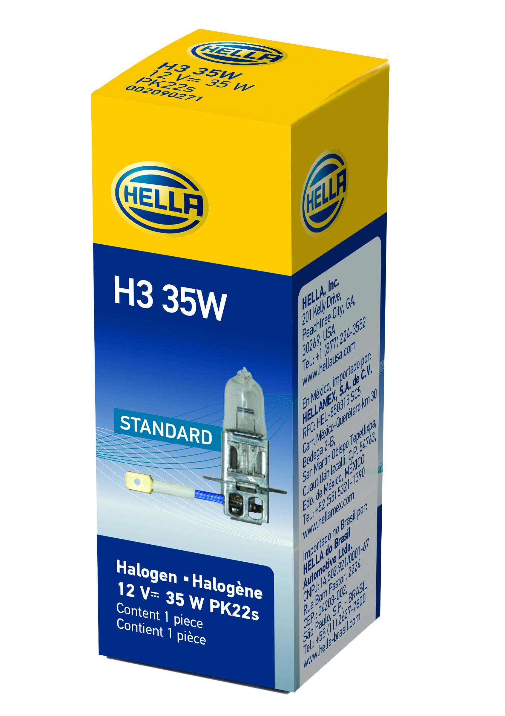 H3 HELLA 35W Standard Halogen Bulb, 12 V
