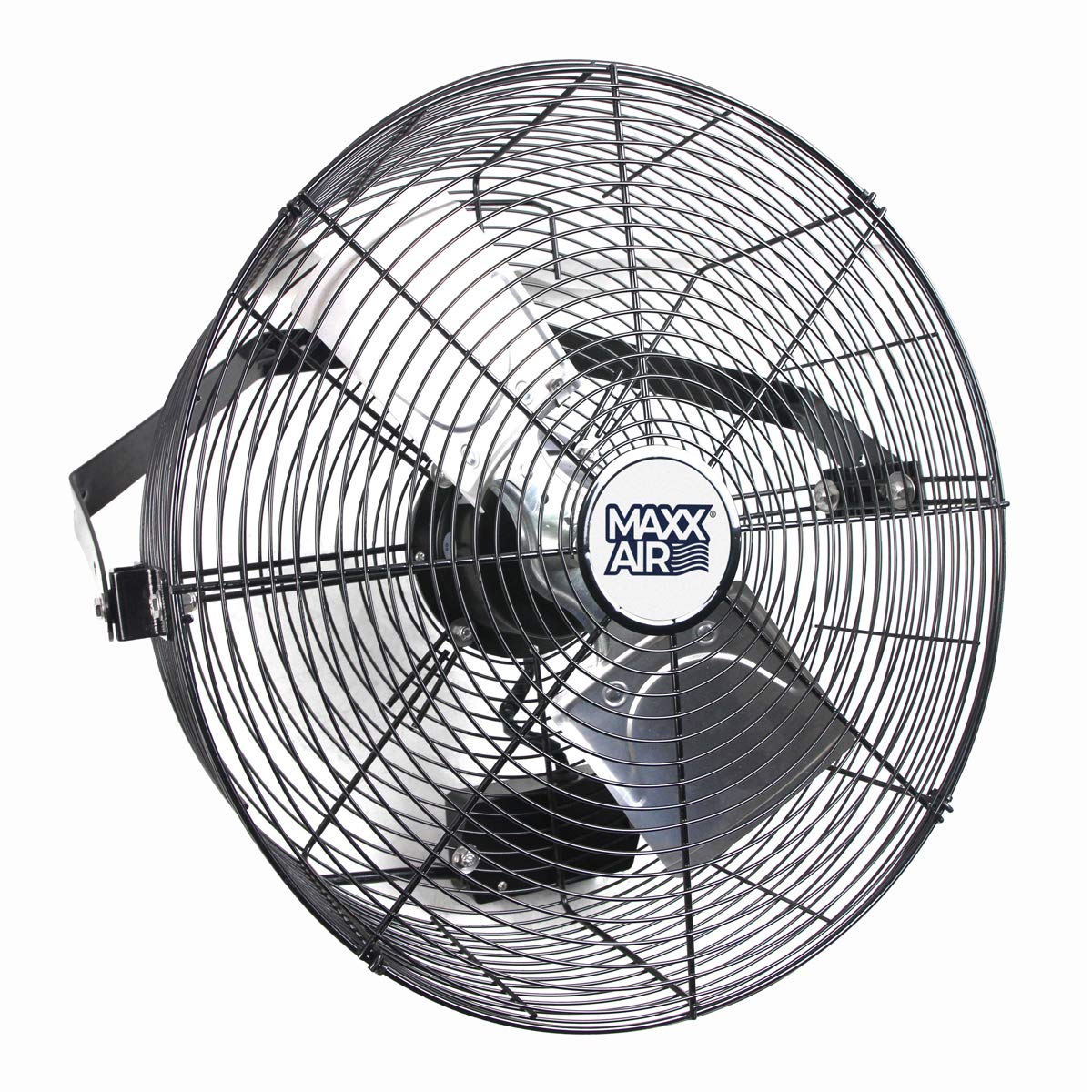 Maxx Air 18" Wall Mount Fan | Commercial Grade Fan for Garages, Shop, Barns and Patios for Outdoor Use | Powerful 1,450 CFM and Easy Operation | Industrial Wall Mount