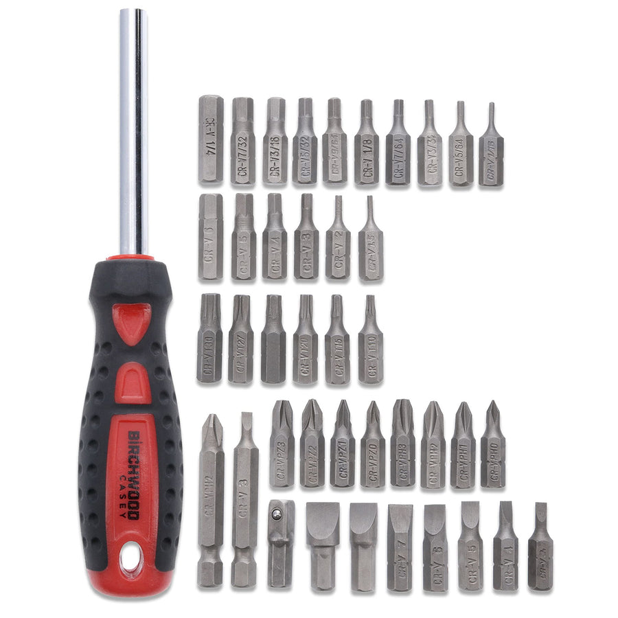 Pro Screwdriver Kit BIRCHWOOD CASEY | Durable Versatile Gunsmithing Wrench 40 Piece Set | Case Included
