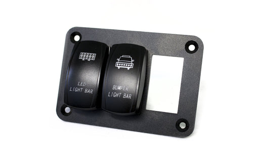 Rocker Switch Mounting Panel Race Sport RS3PRS for 3 Rocker Switches