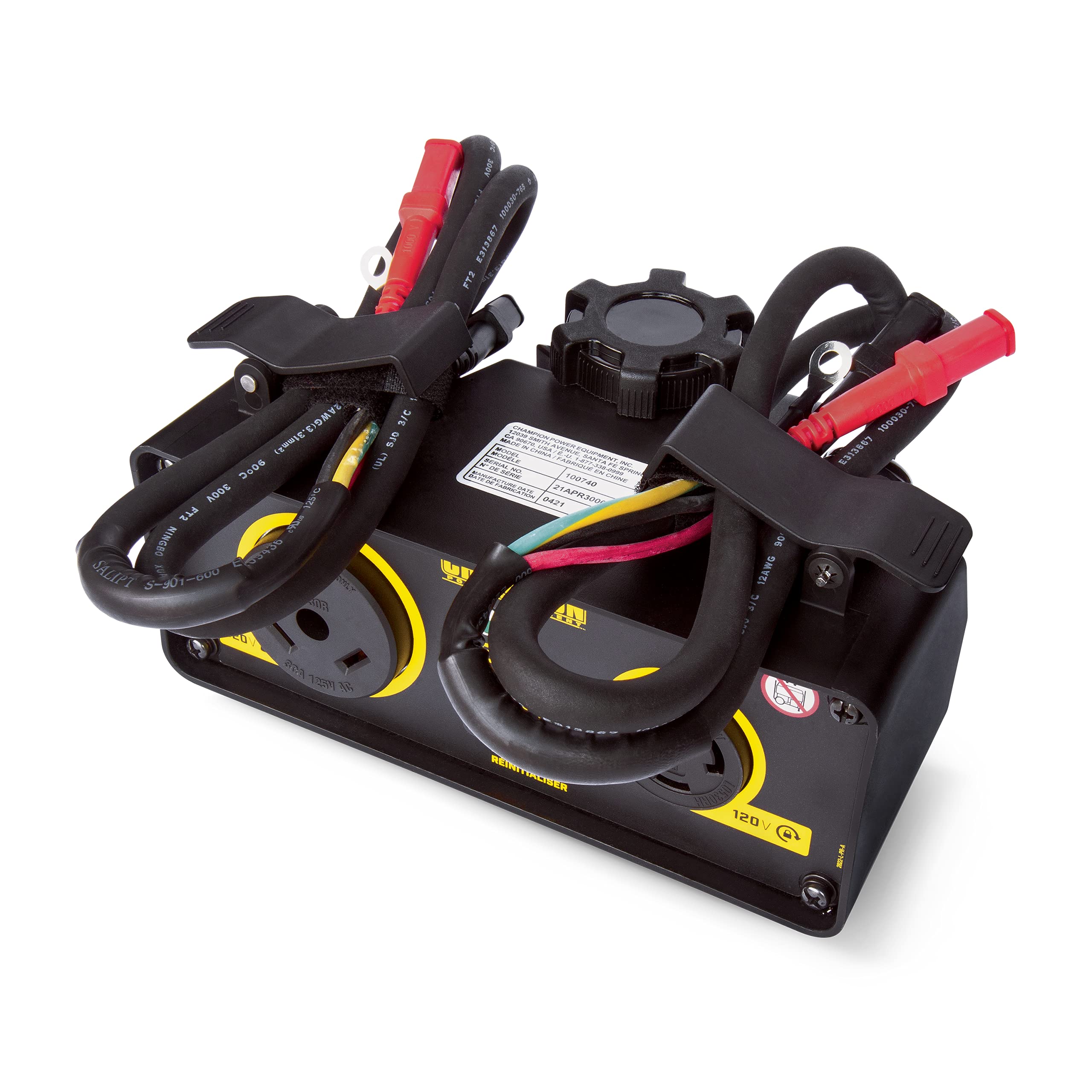 30-Amp Champion Power Equipment ParaLINK 100740 Kit for Linking Two 2000 to 3000 Watt Inverter Generators, RV Ready