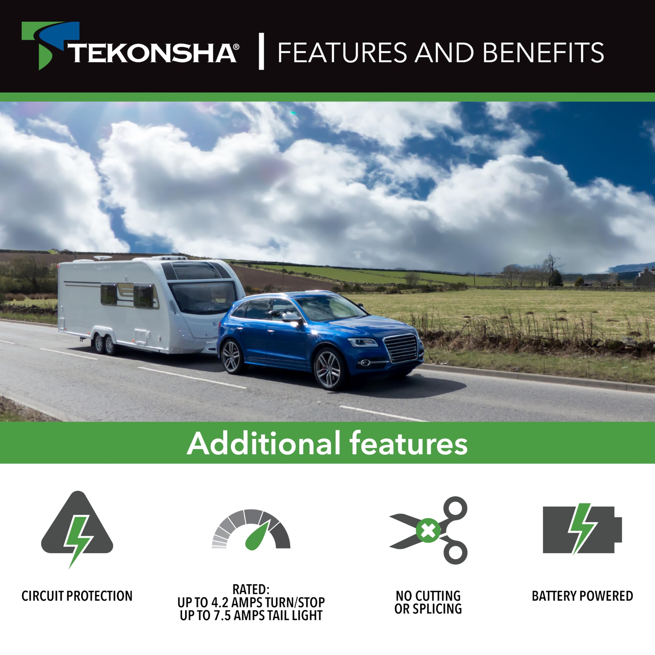 Tekonsha ZCI 119250 Zero Contact Interface Universal ModuLite, Works With PWM or Multiplexed Systems Requiring 2 or 3 Wire Hookup
