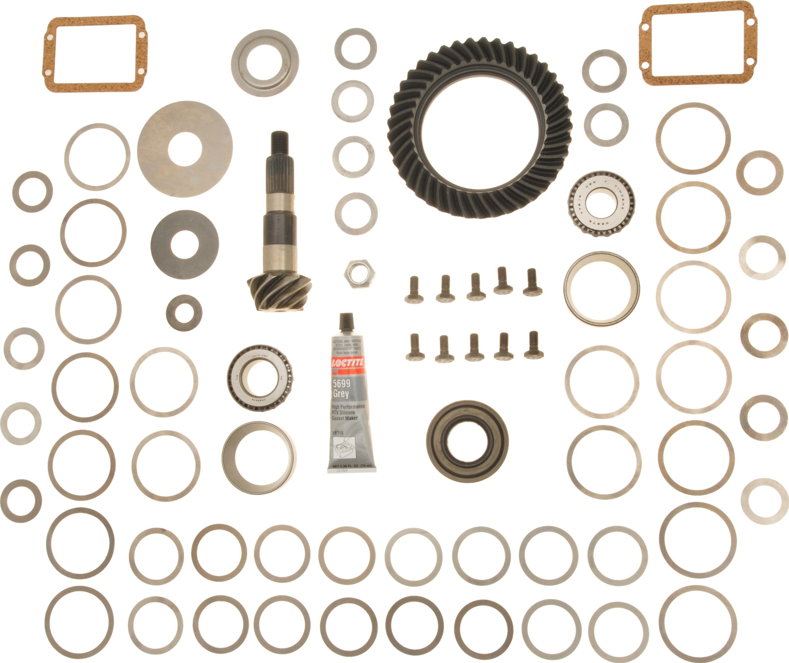 Differential Ring and Pinion Gear Set Spicer 706930-6X for DANA 30, 4.56 Ratio