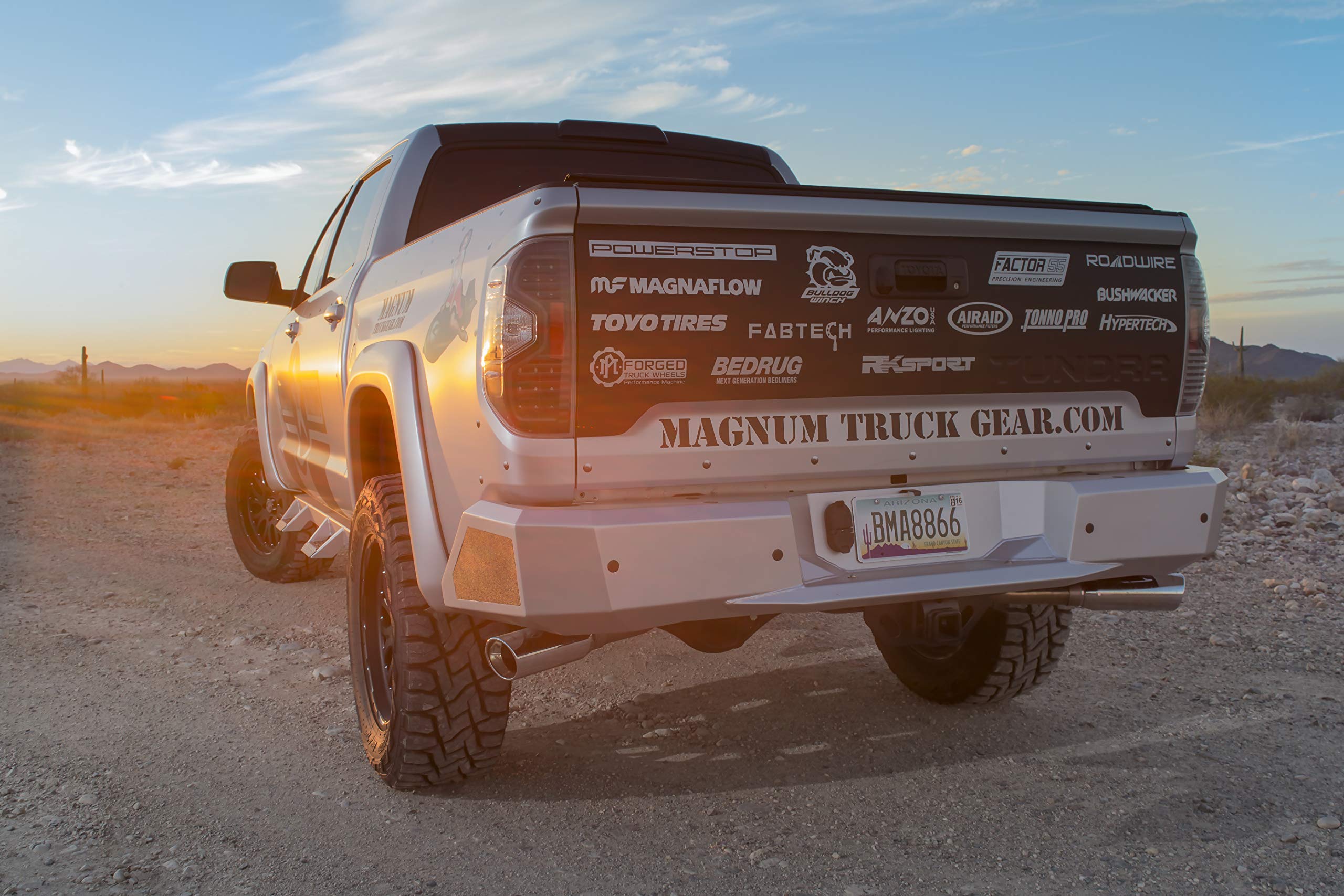Alumilite Rear Bumper ICI Compatible with 2014-2021 Toyota Tundra