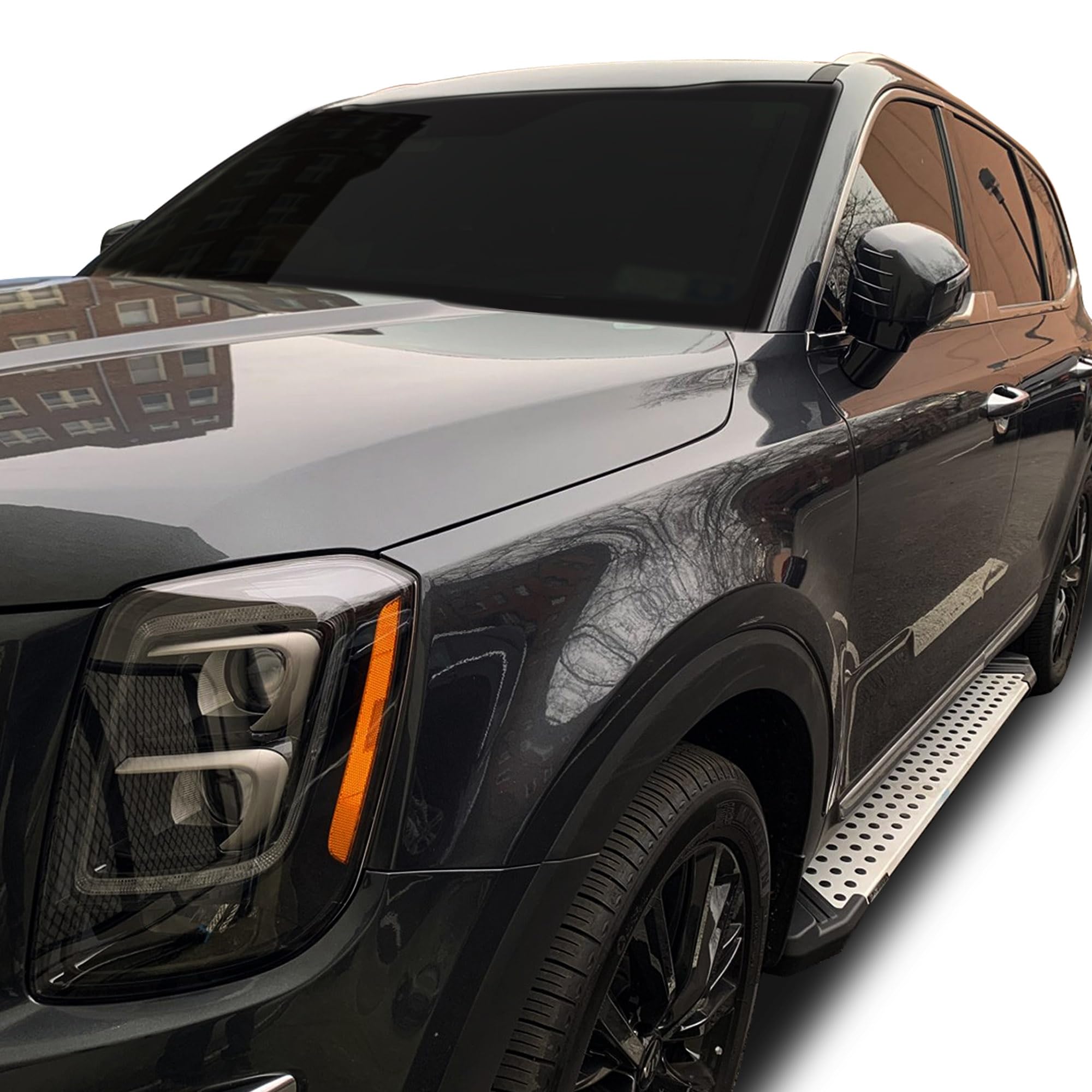 Vortex Black Horse Running Boards Compatible with Telluride/Palisade-VO-K376