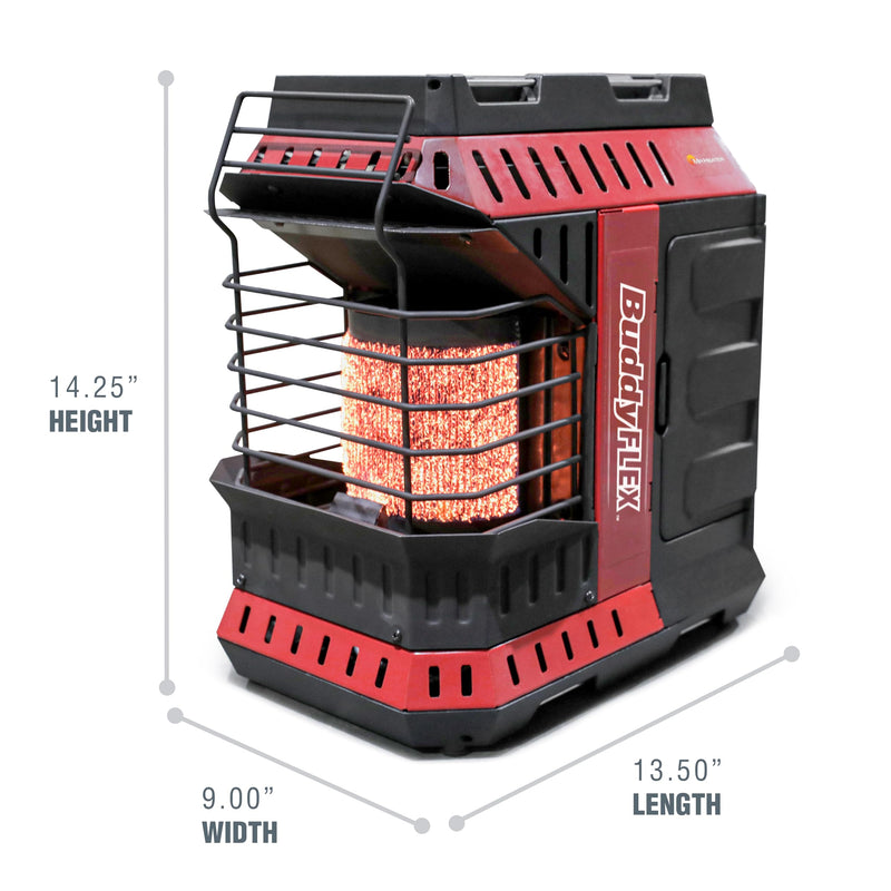 Portable Indoor Safe Buddy Flex Radiant Heater