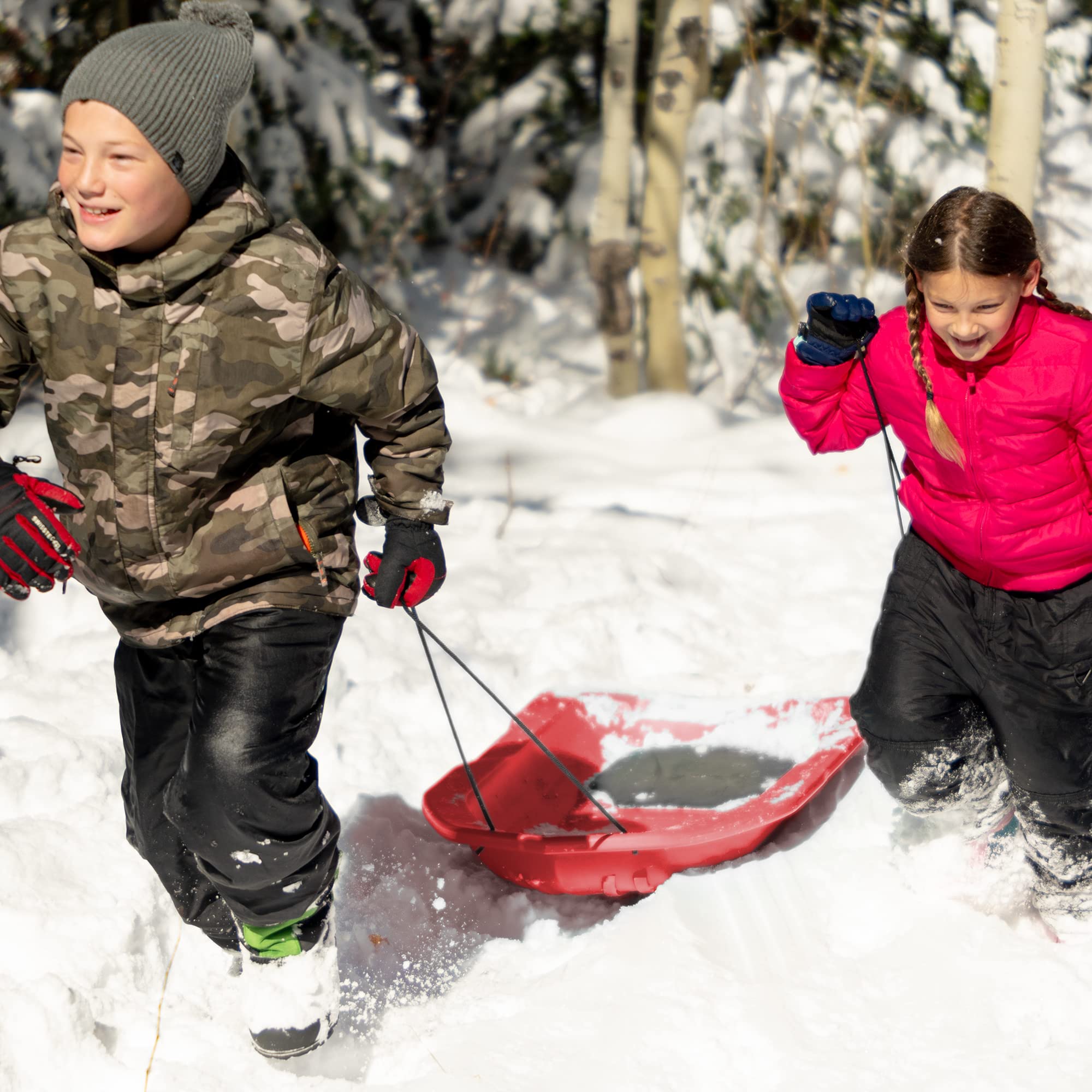 48" Lifetime Premium Snow Sled, 2 Pack