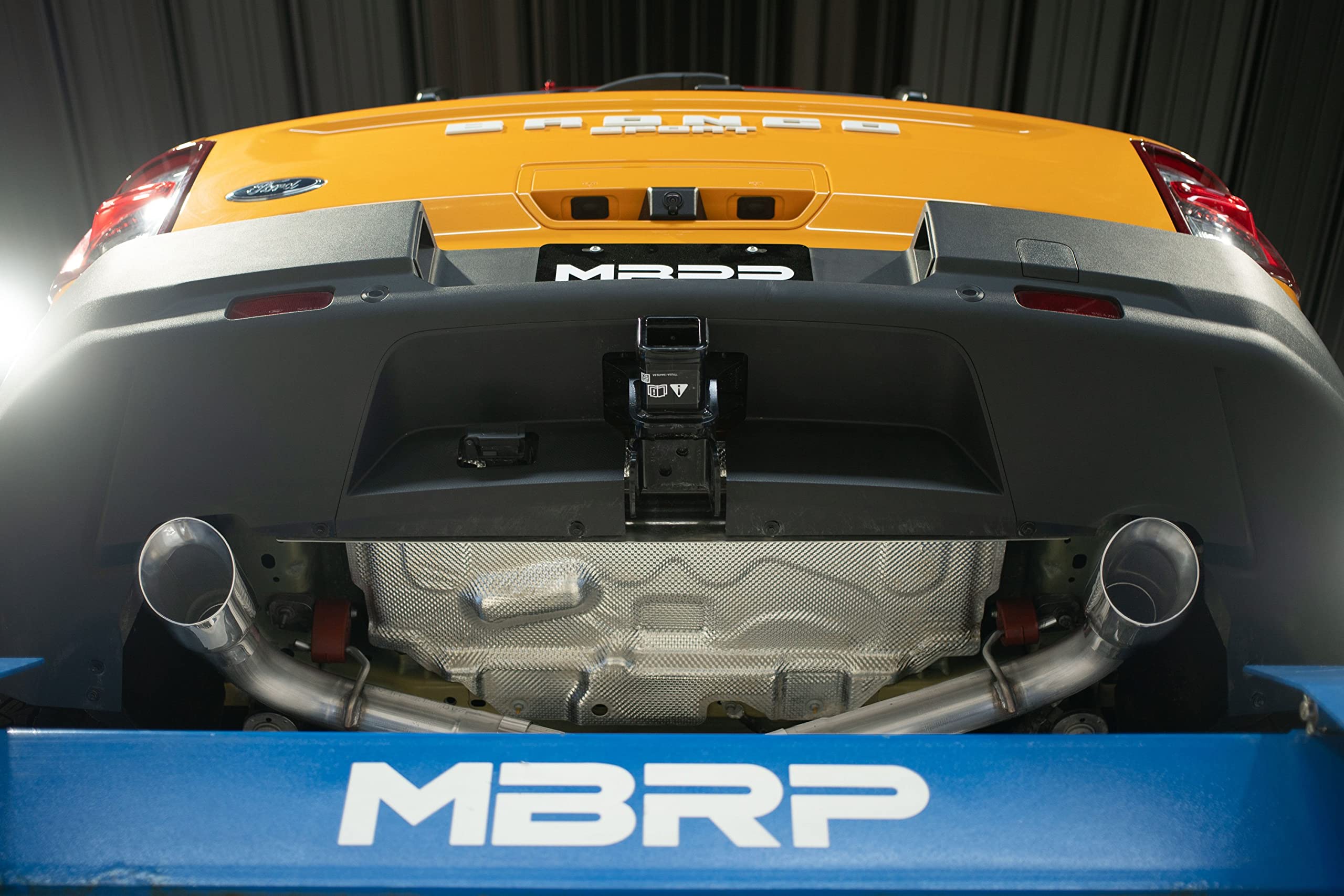 2021-2023 Ford Bronco Sport MBRP 2.5" Resonator-Back, 1.5L/ 2.0L EcoBoost, Dual Split Rear, T409 Stainless Steel