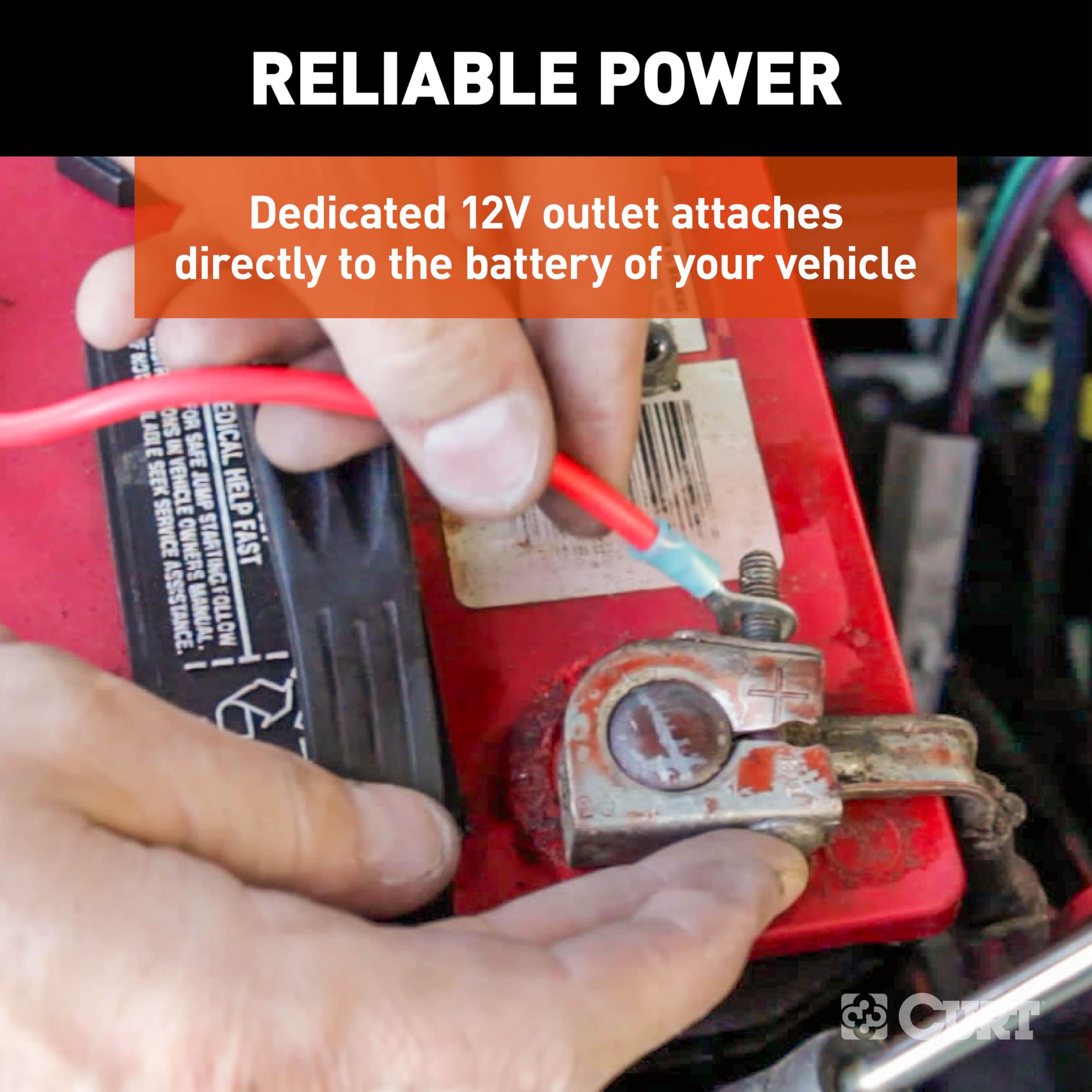 12-Volt CURT Battery Direct Kit for RVibrake