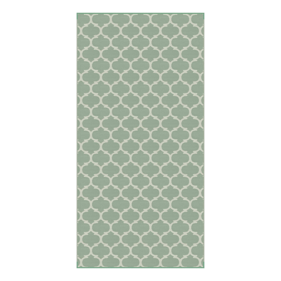 Reversible Lippert All-Weather RV Patio Mat Green 8' x 16'