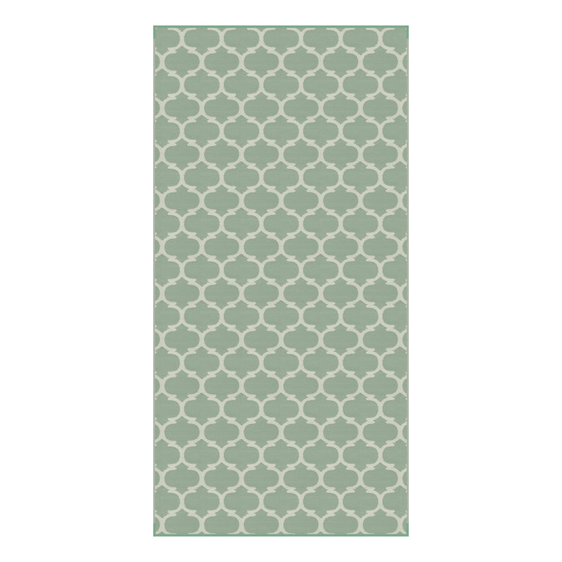 Reversible Lippert All-Weather RV Patio Mat Green 8' x 16'