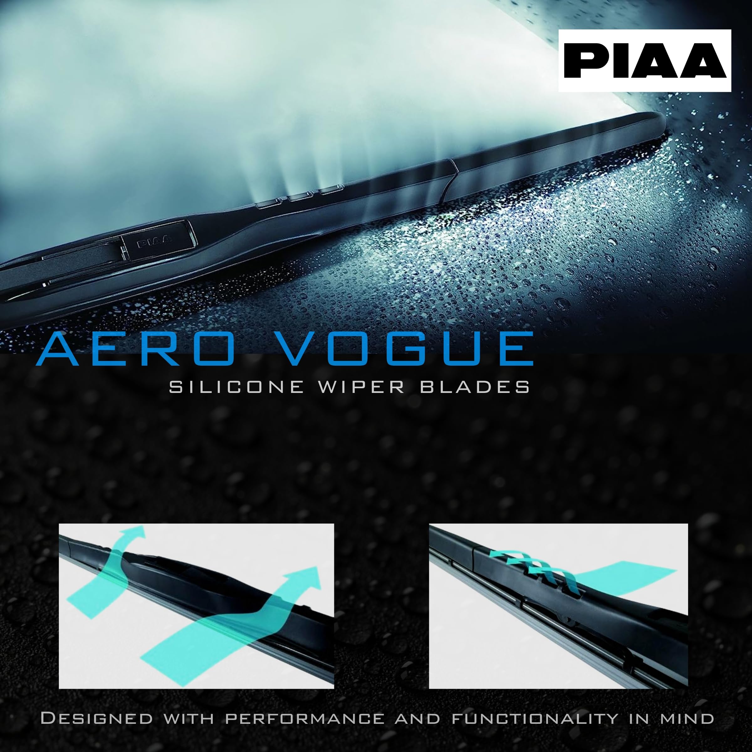 Aero Vogue PIAA Silicone Wiper Blade - 22" 550mm (Pack of 1)