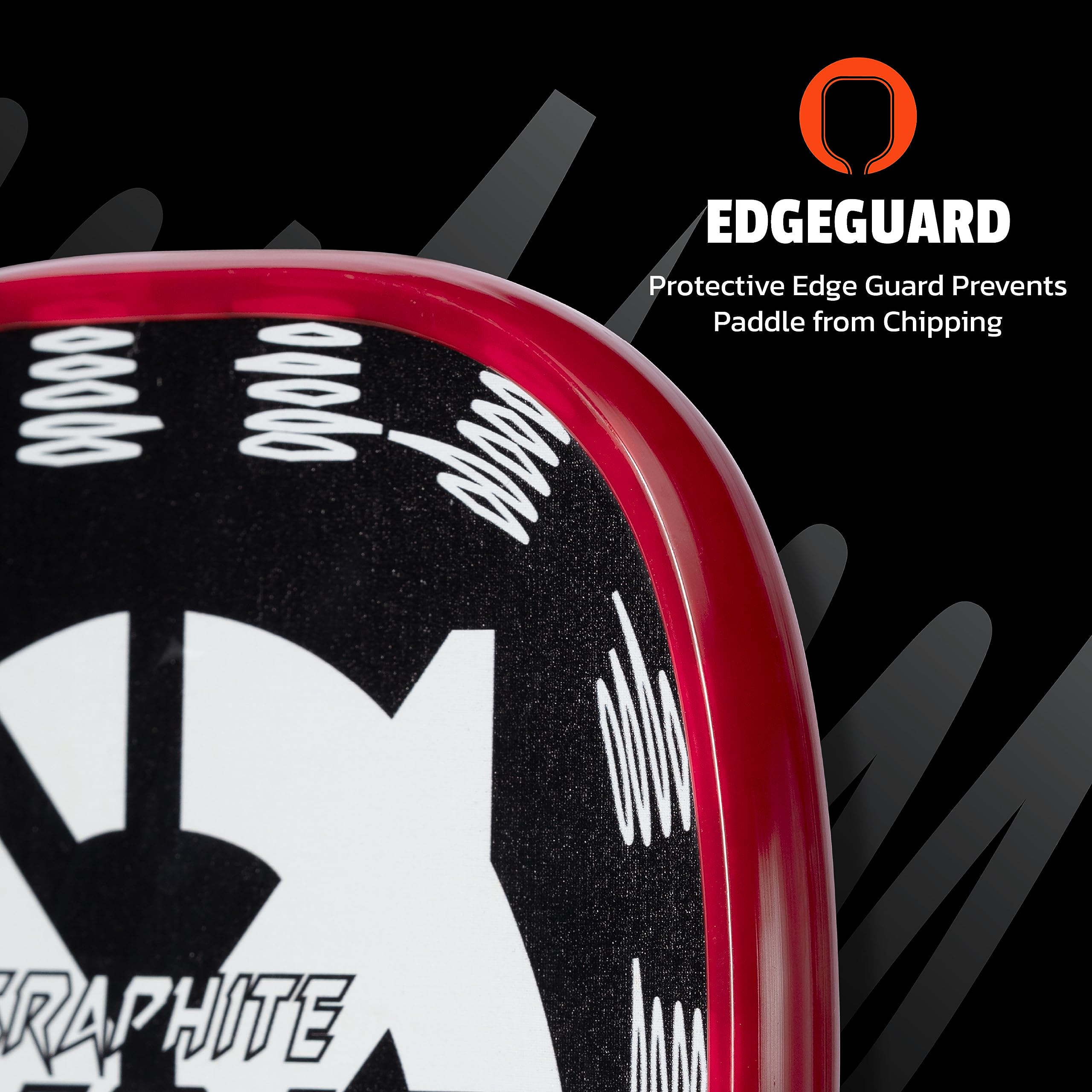 Graphite Onix Evoke Tear Drop Pickleball Paddle Features Tear Drop Shape, Polypropylene Core, and Graphite Face, White