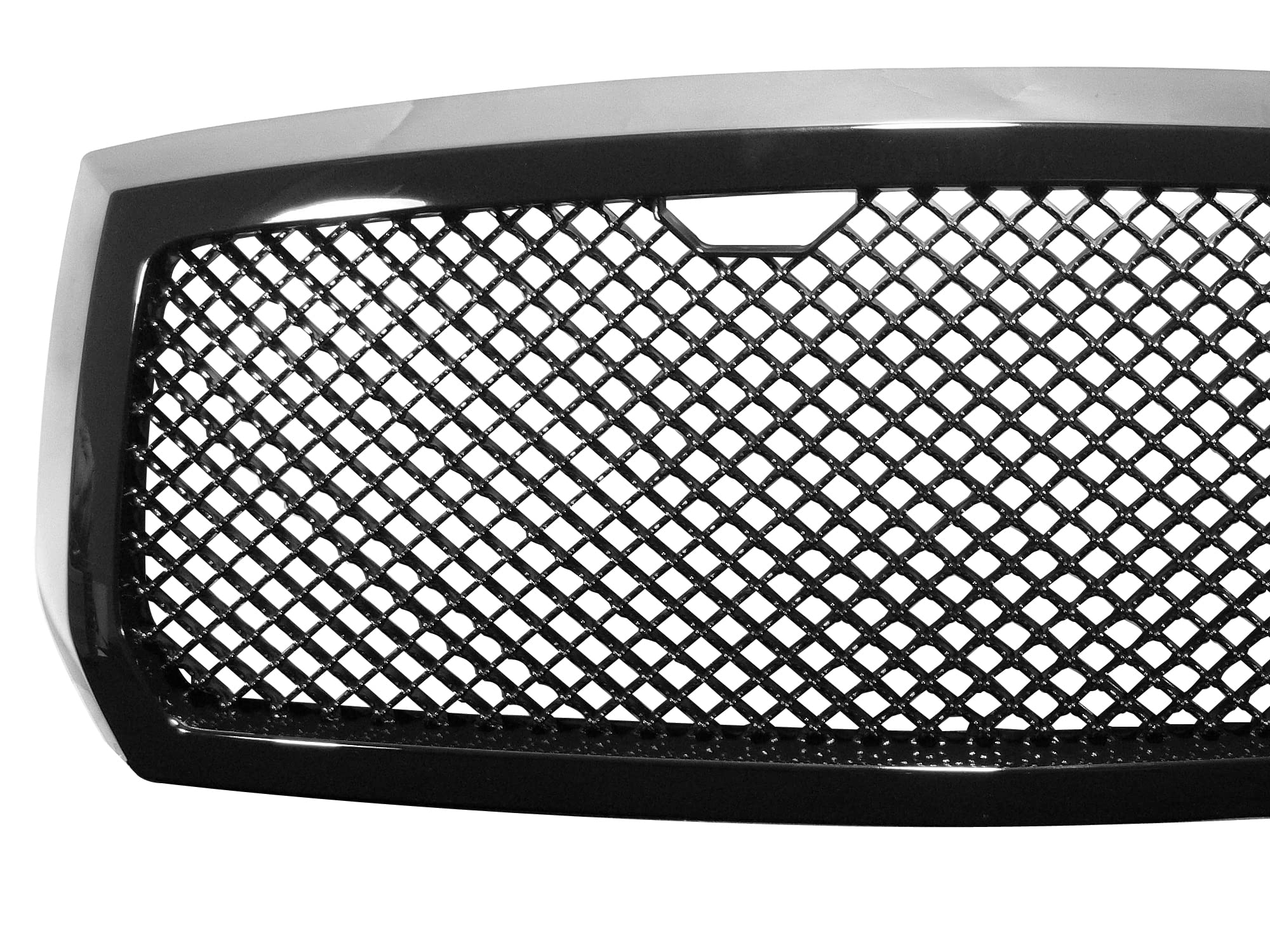 7147713 Armordillo USA Mesh Front Hood Grille - Gloss Black Fits 2005-2007 Dodge Dakota
