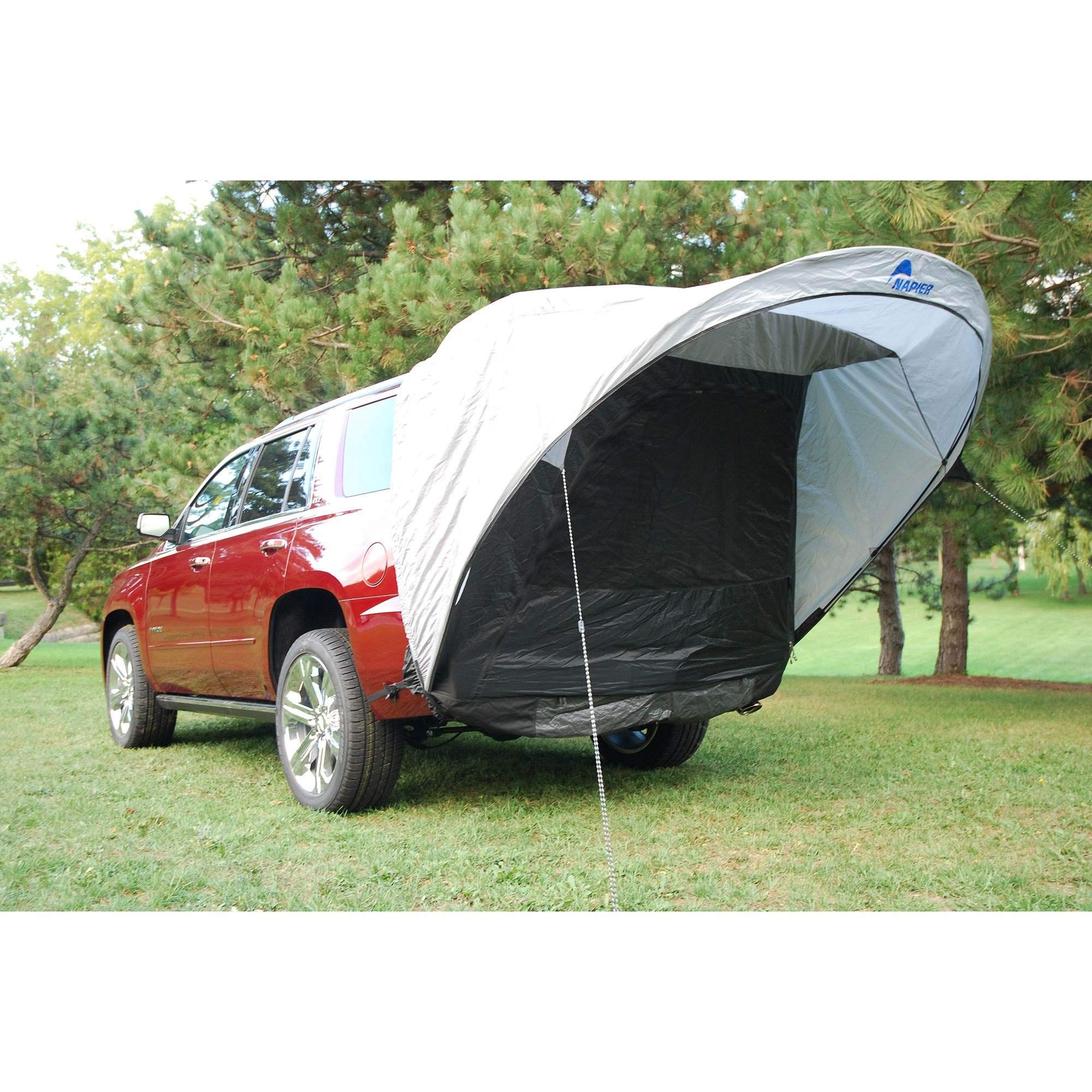 Sportz Cove Napier SUV Tailgate Tent with Awning Shade and Mesh Screen Door (Mid to Full Sized SUV's and Minivans)
