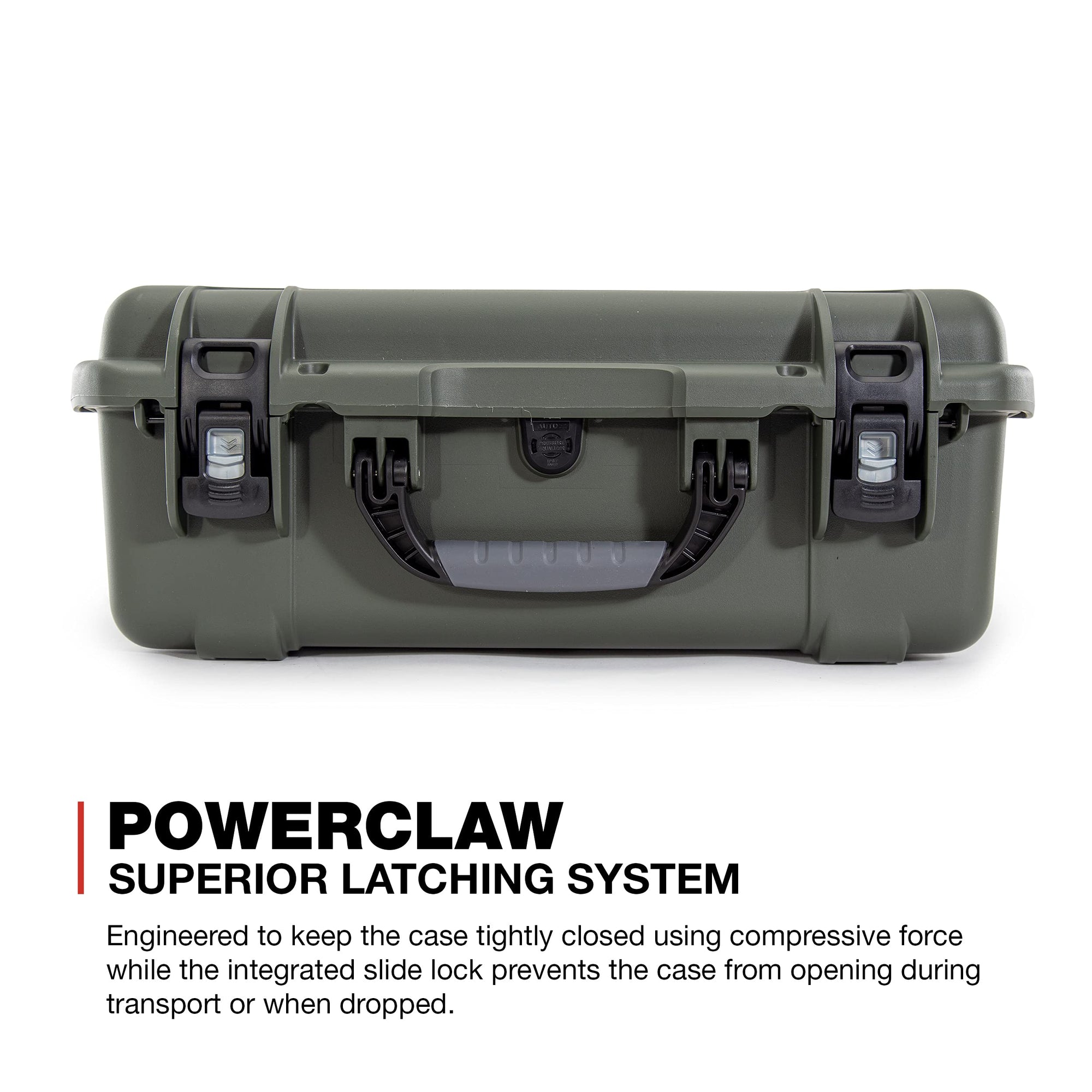 Olive Nanuk 940 Waterproof Hard Case with Foam Insert