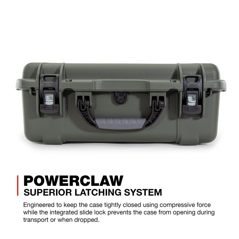 Olive Nanuk 940 Waterproof Hard Case with Foam Insert