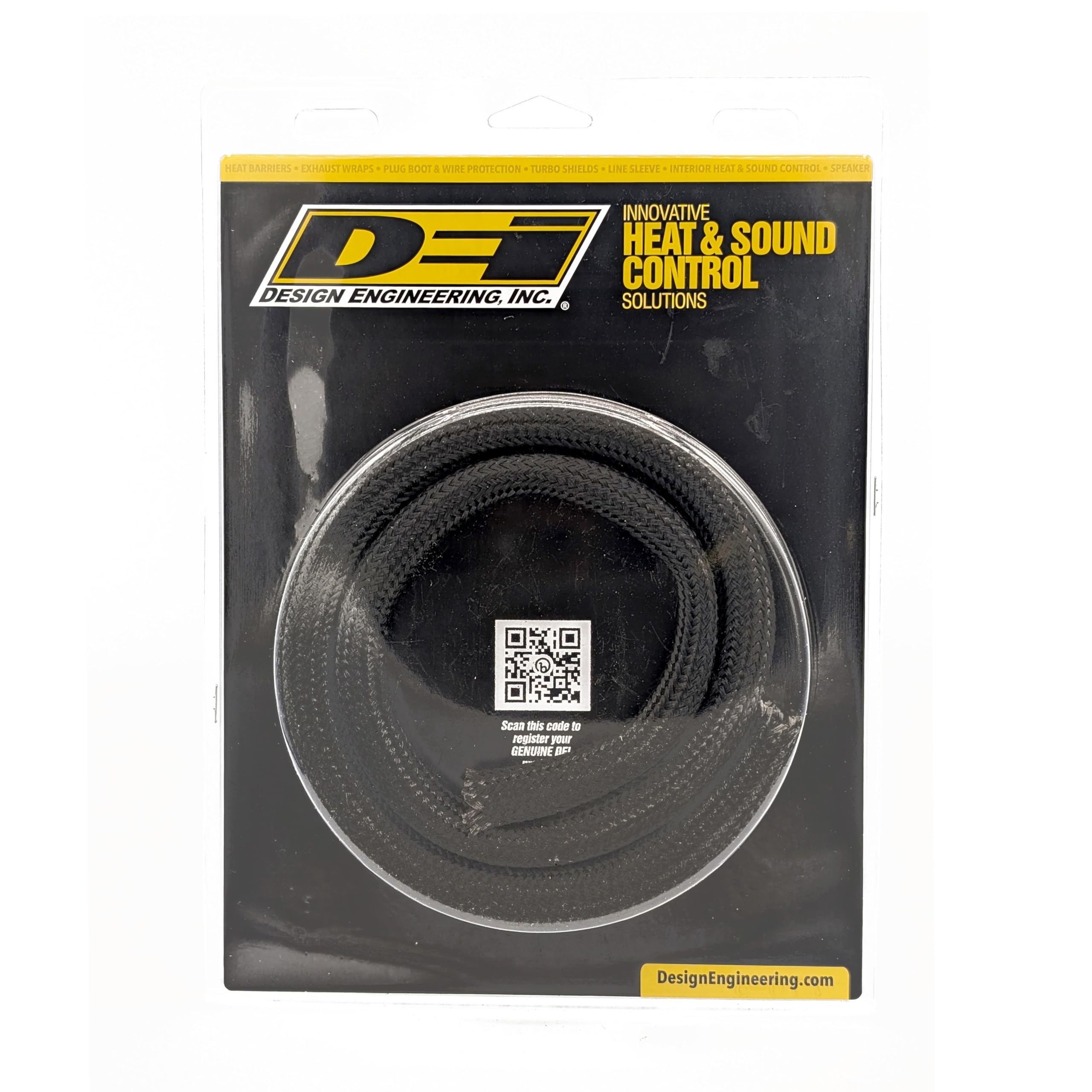 Protect-A-Sleeve Design Engineering 10590 Black Titanium 0.5" ID x 36" with LR Technology
