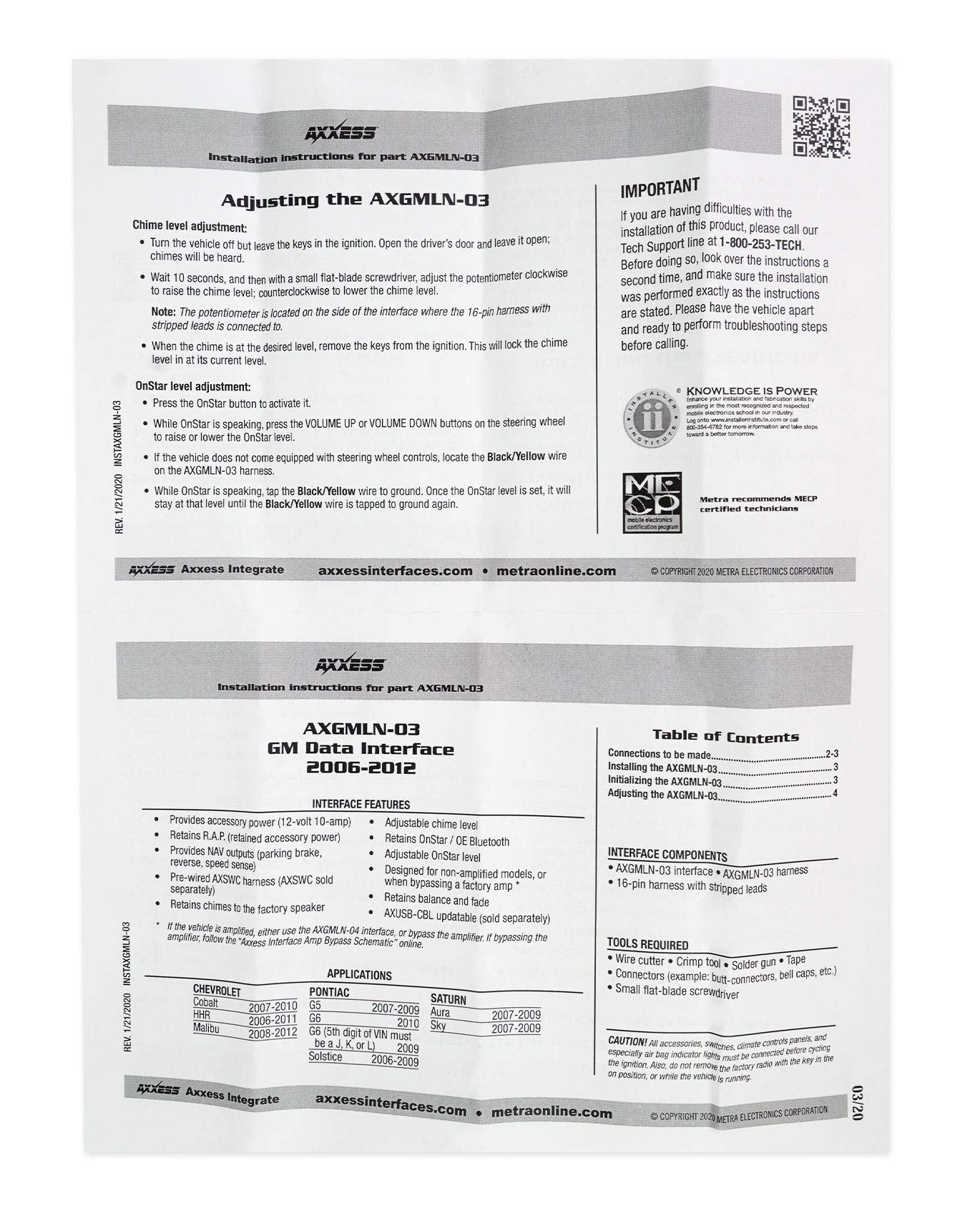 Axxess Heise Gm Data Interface 2006-2012