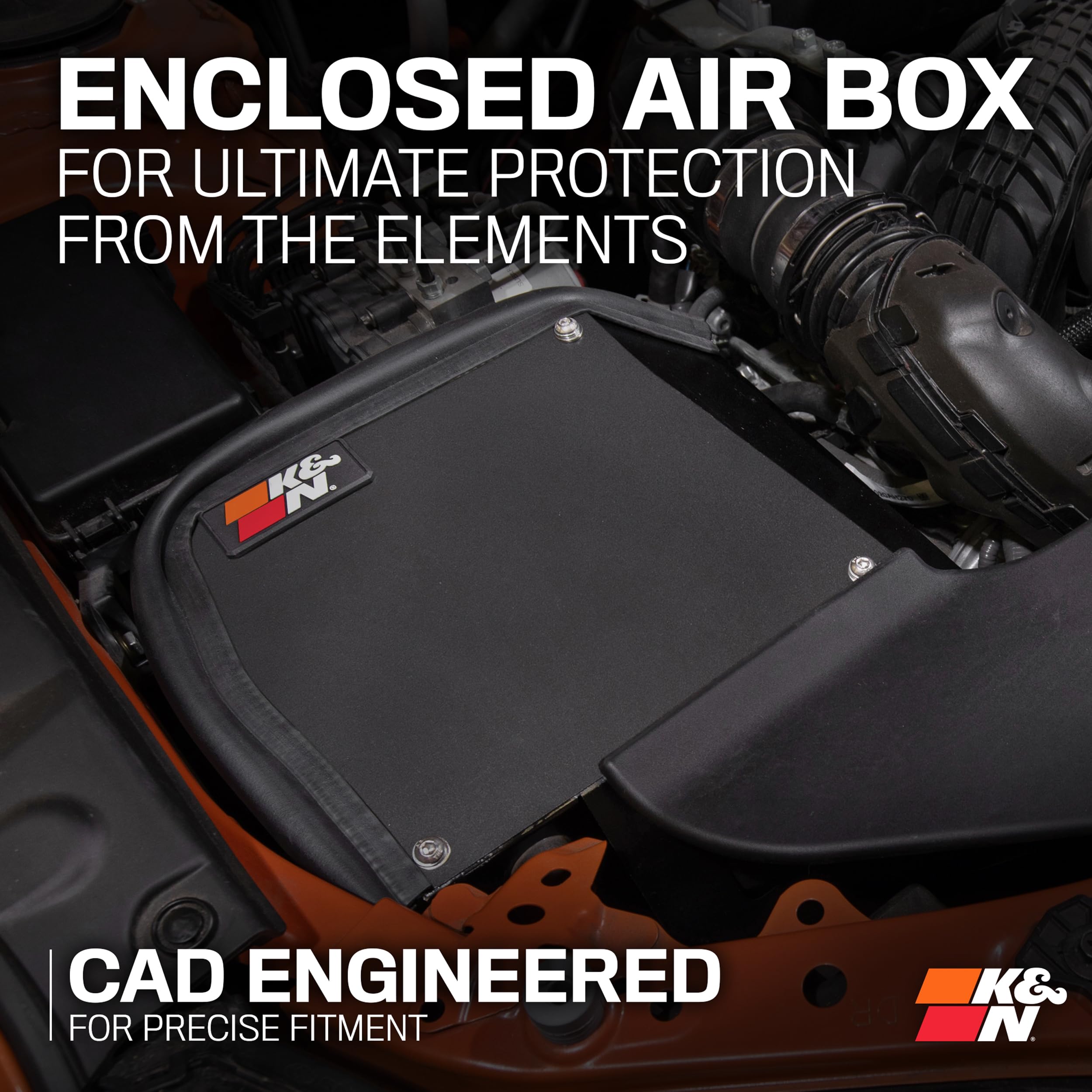 Cold Air Intake System K&N: High-Flow Air-Filter, Increase Performance & Horsepower: Compatible with 2022-2023 SUBARU WRX, 69-8012TC