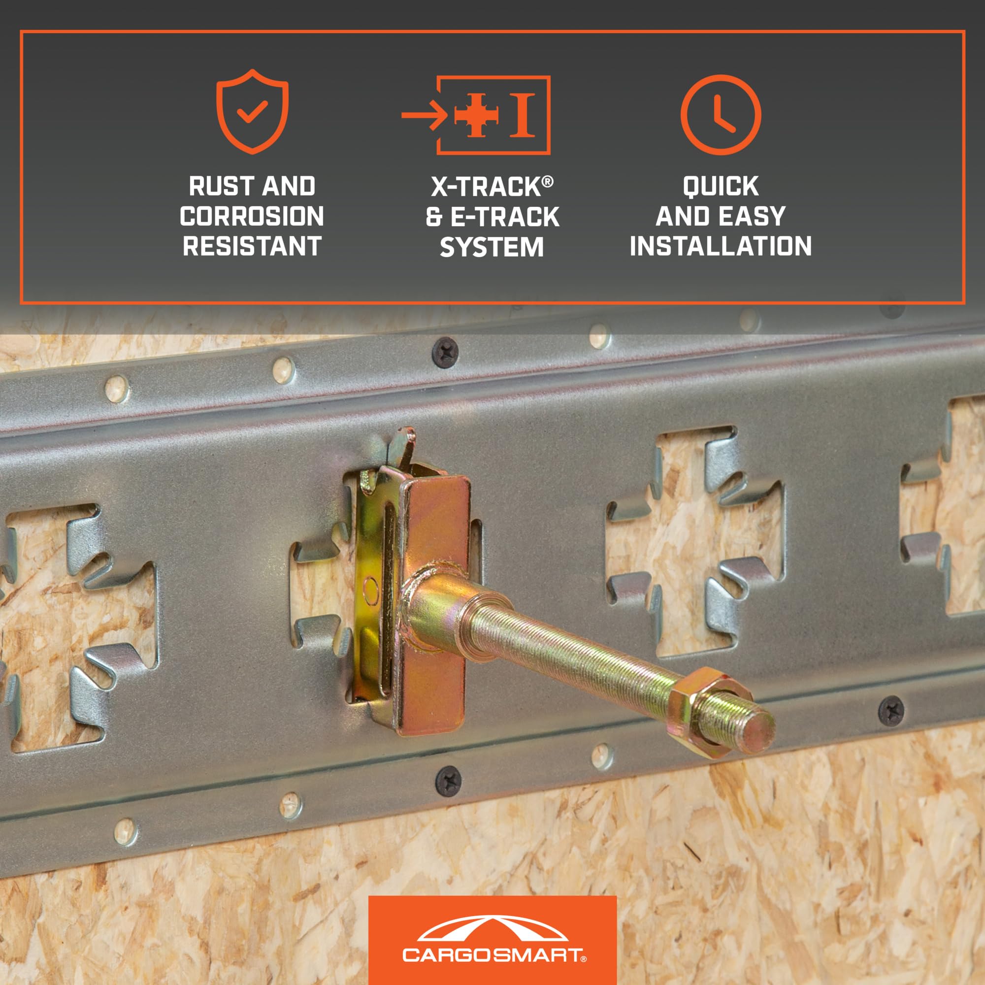 Spare Tire Holder CARGOSMART for X-Track/E-Track Systems