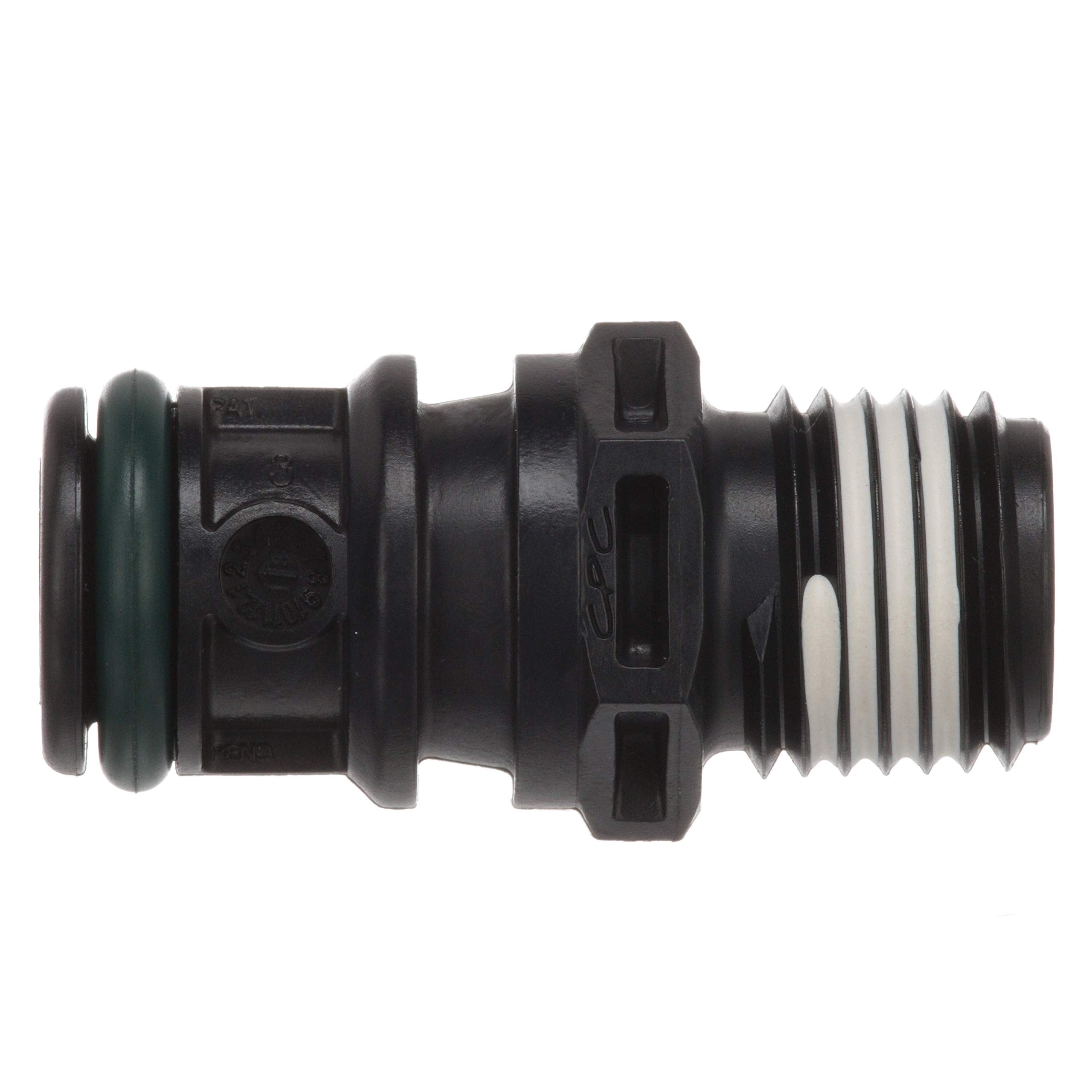 Attwood Universal Sprayless Connector 8838TM6, Prevents Fuel Spray from Fuel Line, Tank Male, ¼-Inch NPT with Thread Sealant