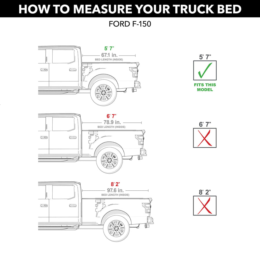Retrax RetraxPRO XR RealTruck Retractable Truck Bed Tonneau Cover | T-80378 | Fits 2021 - 2025 Ford F-150 (incl. Raptor/Lightning) 5' 7" Bed (67.1")