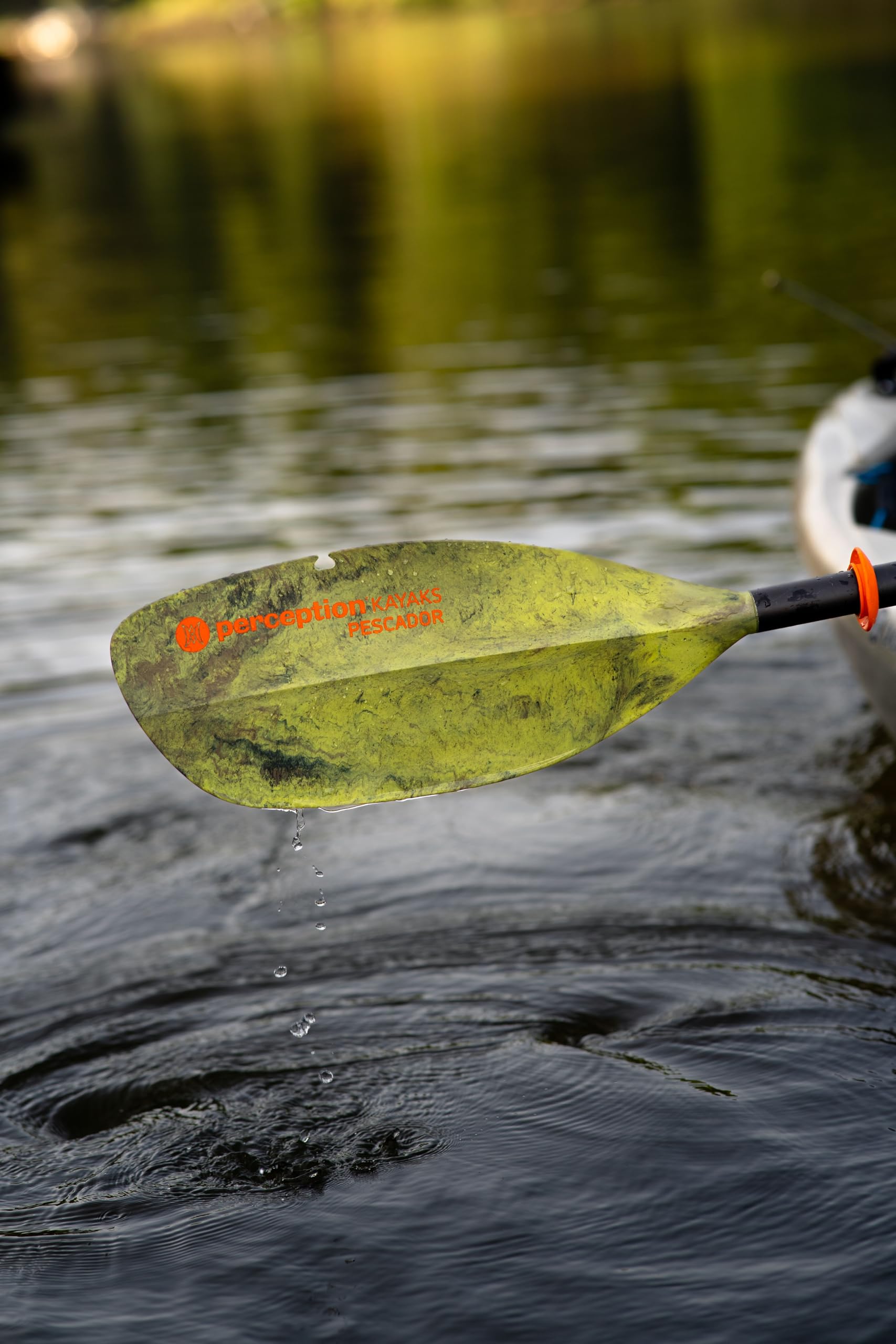 Pescador Perception Kayaks Adjustable Fishing Paddle -2 Piece Moss camo, 230-250cm/90.5-98.5”