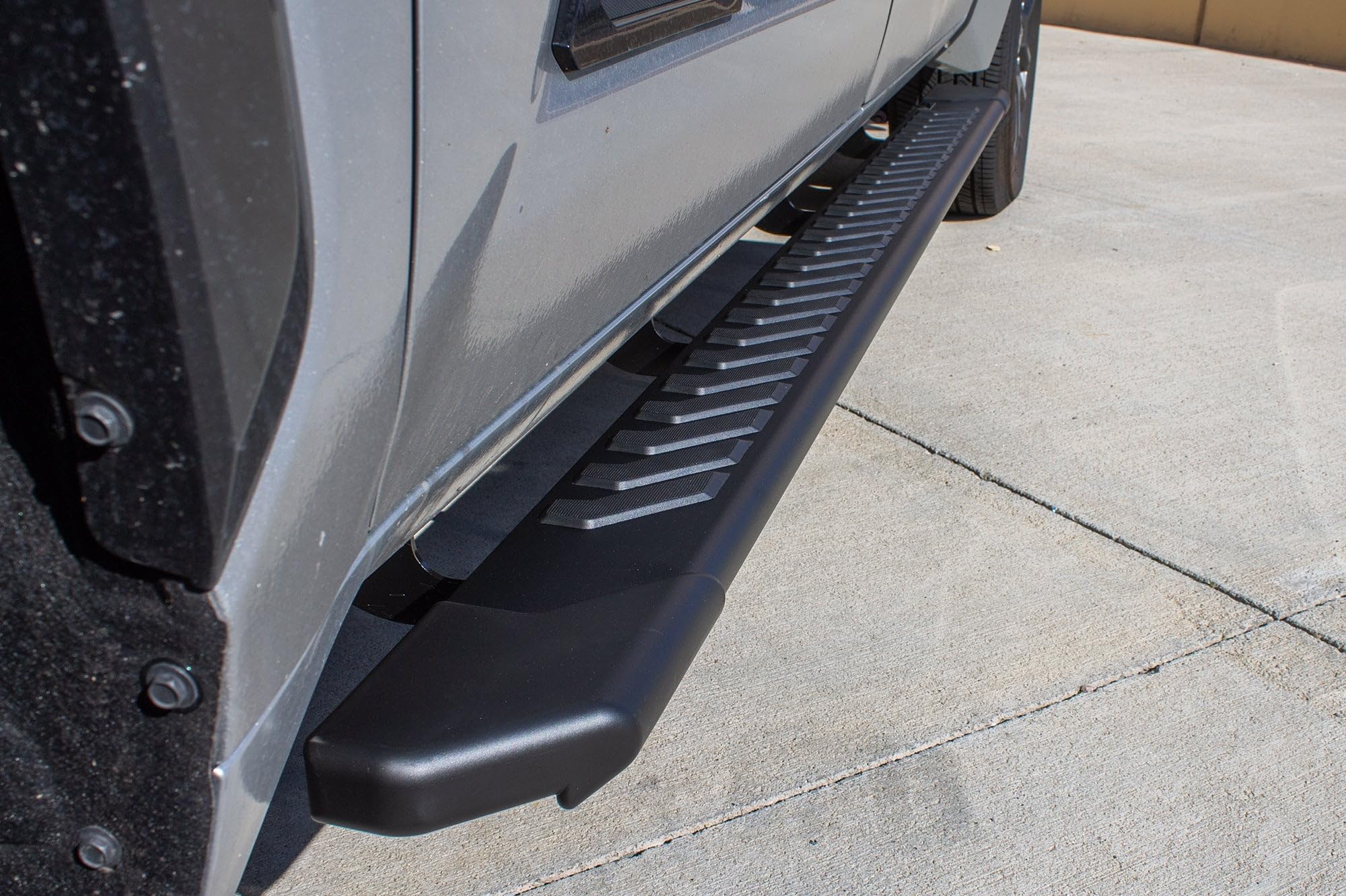 Raptor Series Steps Running Boards 5in OEM Style Full Tread Black Aluminum Compatible with 2022-2026 Tundra Crew Max Cab