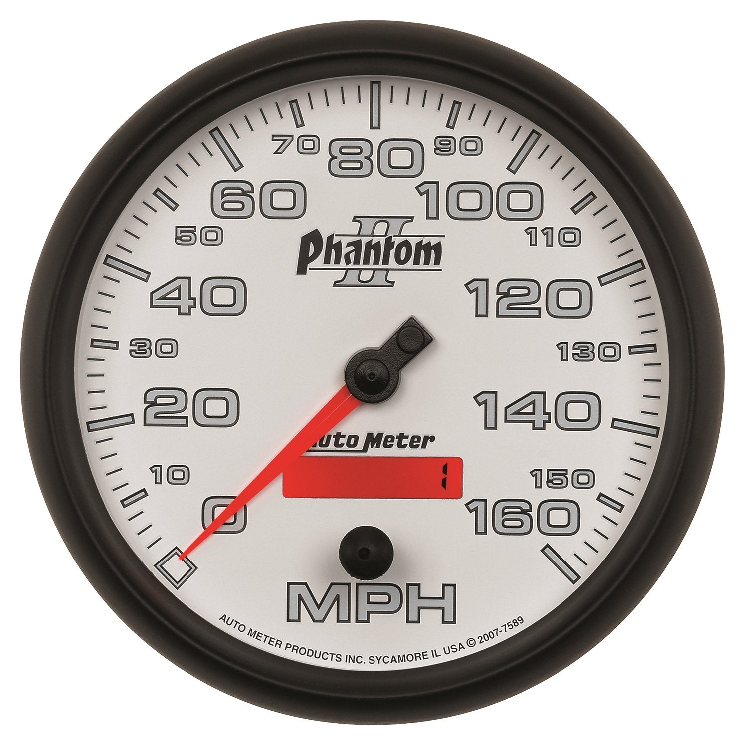 Auto Meter Phantom II 7589 5" 160 mph In-Dash Speedometer