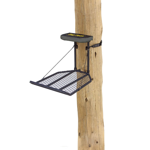 Big Foot™ XL Classic Lever-Action Hang-On Treestand, Rivers Edge® Flip-Up Padded Seat, 24” x 37” Large Platform, Footrest, RE554