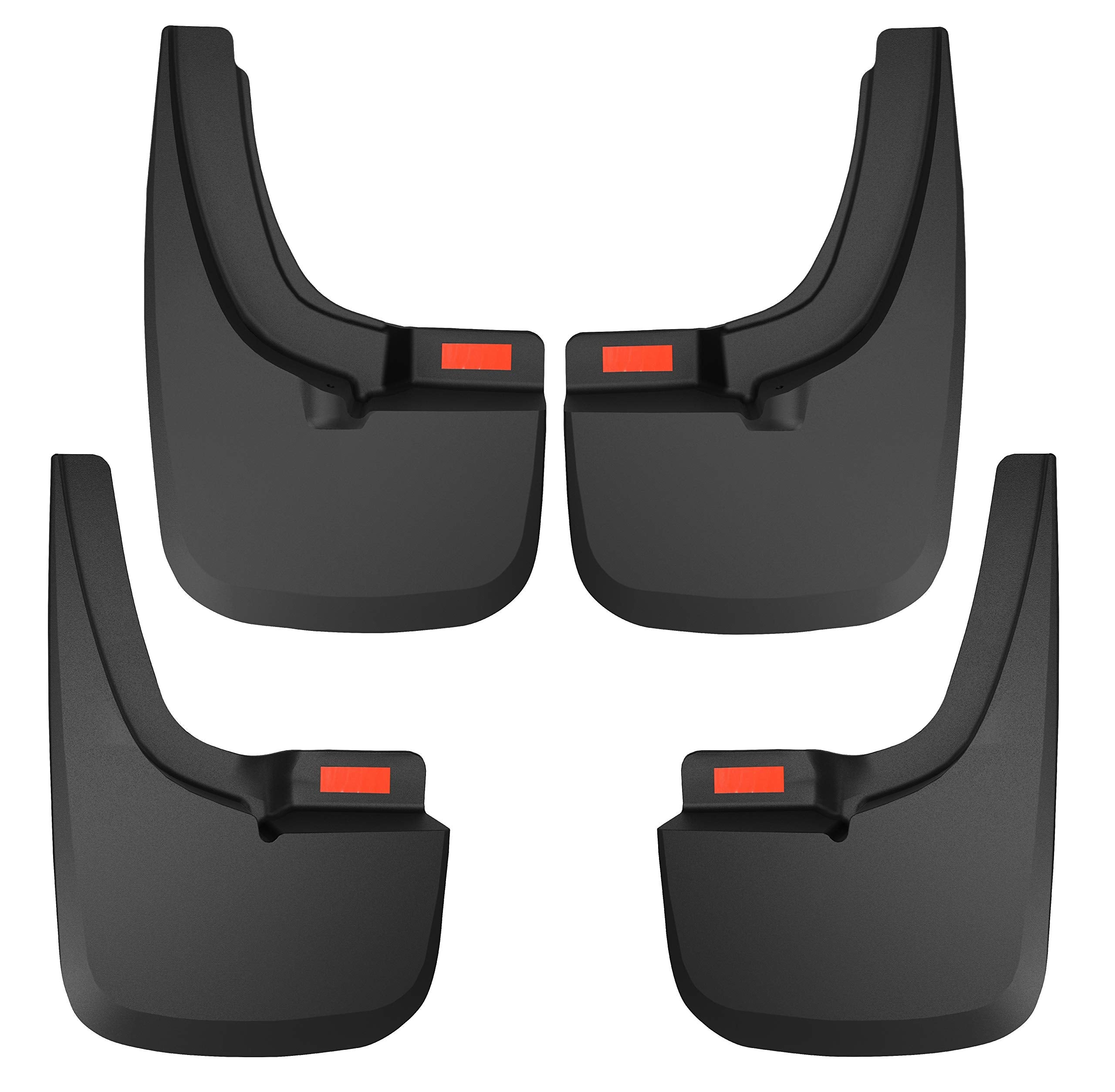 Front Mud Guards - Husky Liners | 2019-2023 Ford Ranger (Excludes Tremor) - Black, 2 Pc. | 58516