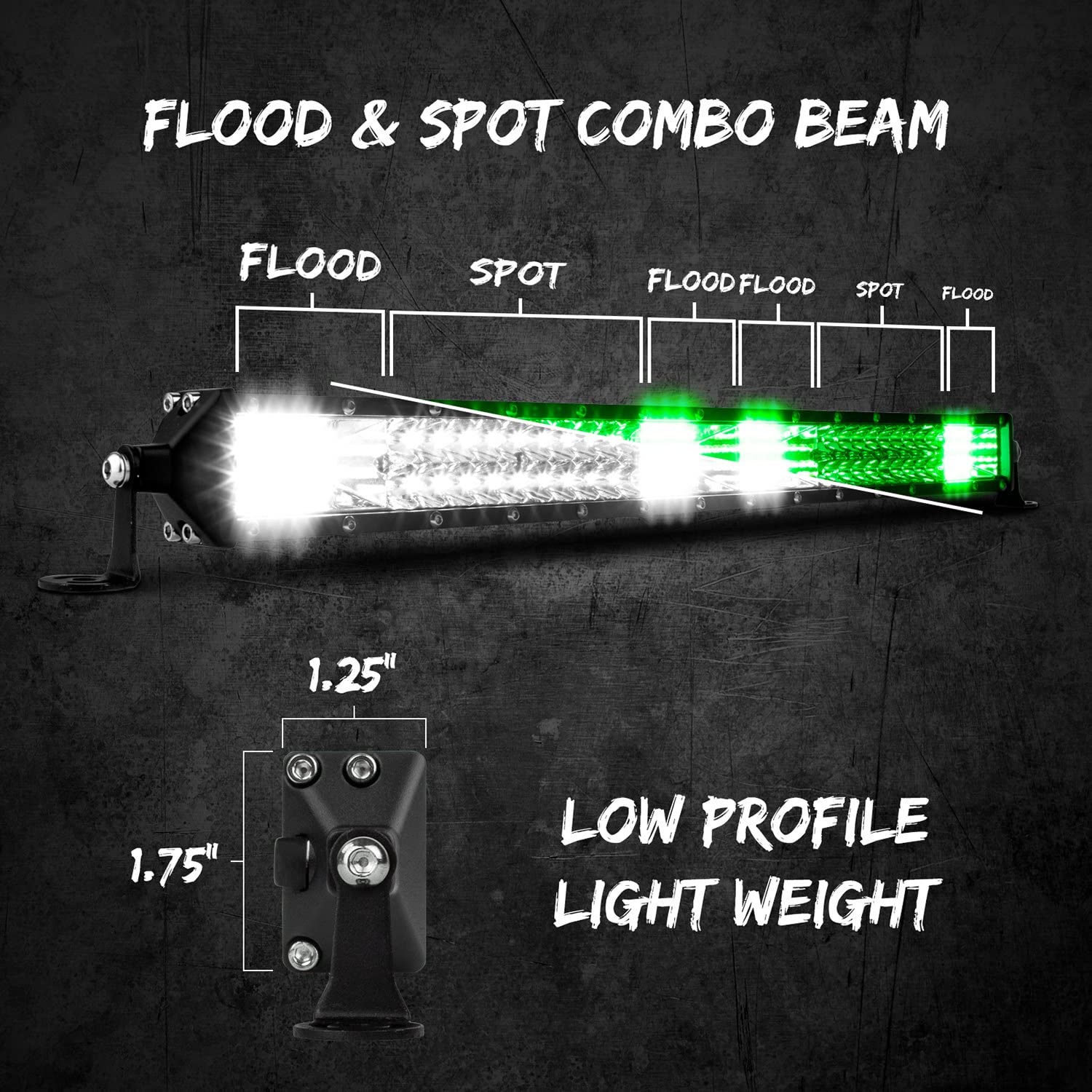 XK063030 2-in-1 LED Light Bar Xk Glow - 30in.
