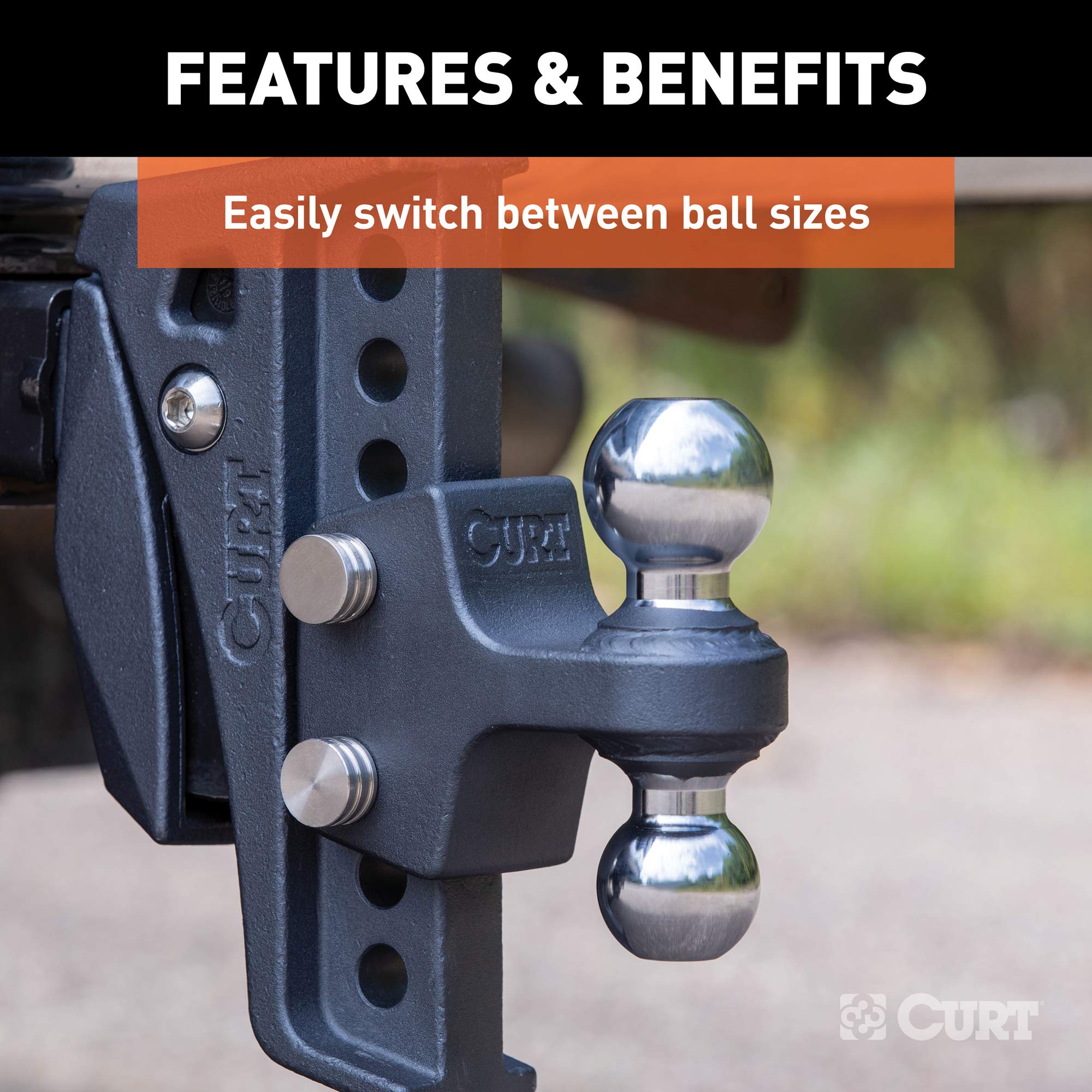 CURT Replacement 45952 XD Dual Ball, 2, 2-5/16-Inch, Up to 15K