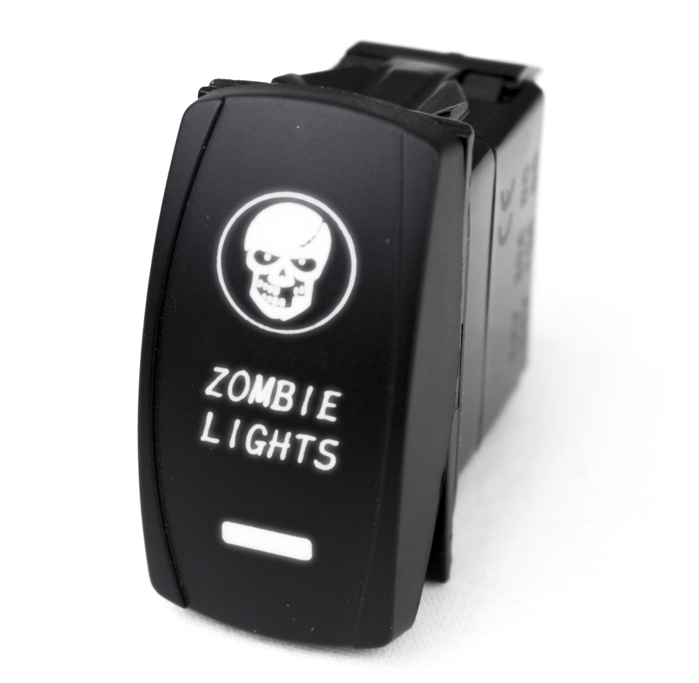 LED Rocker Switch Race Sport RSLE35W w/White LED Radiance