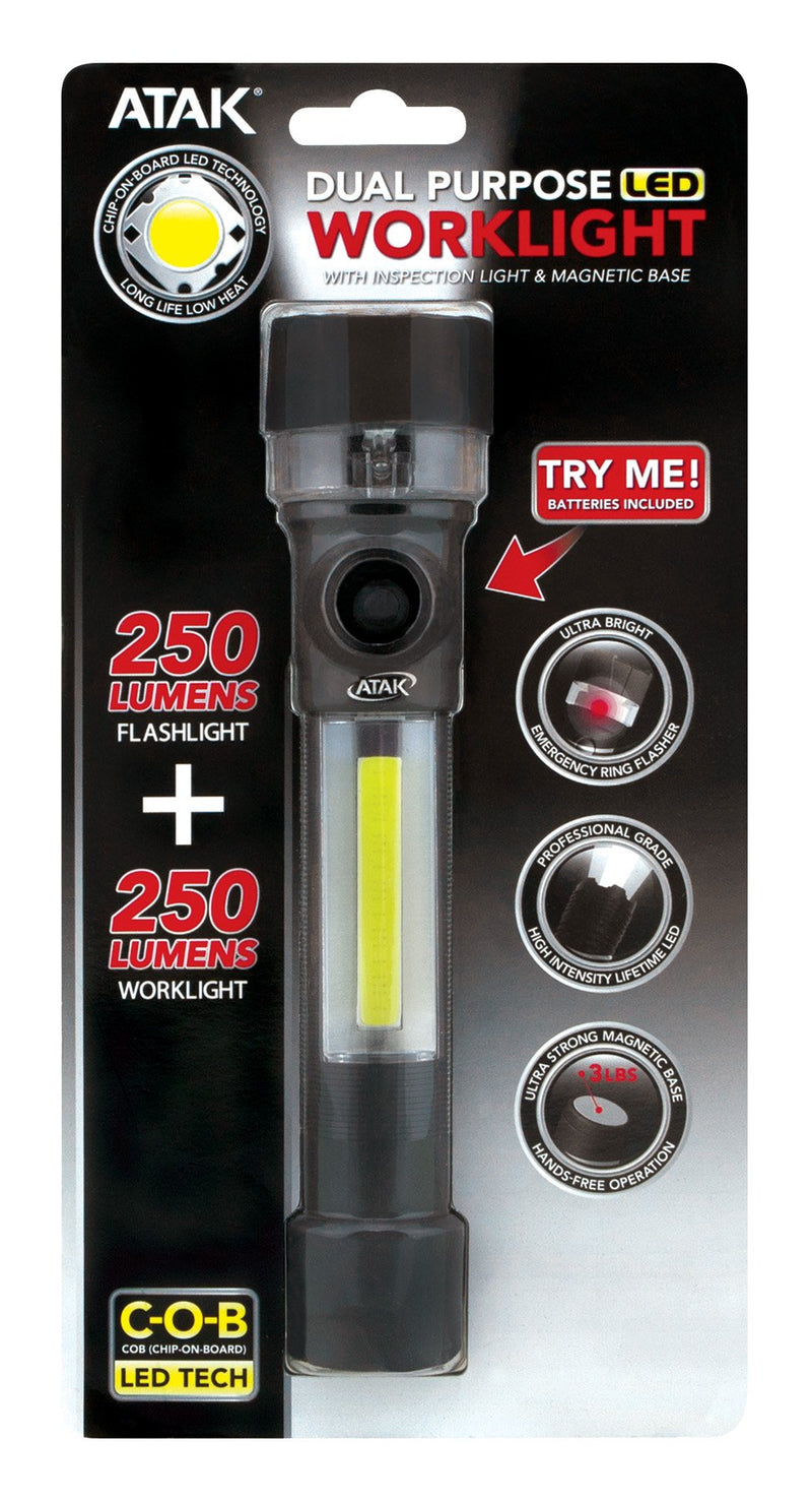 250 LM Performance Tool Worklight & Flashlight - Versatile and Durable Dual-Purpose Lighting Solution for Any Job