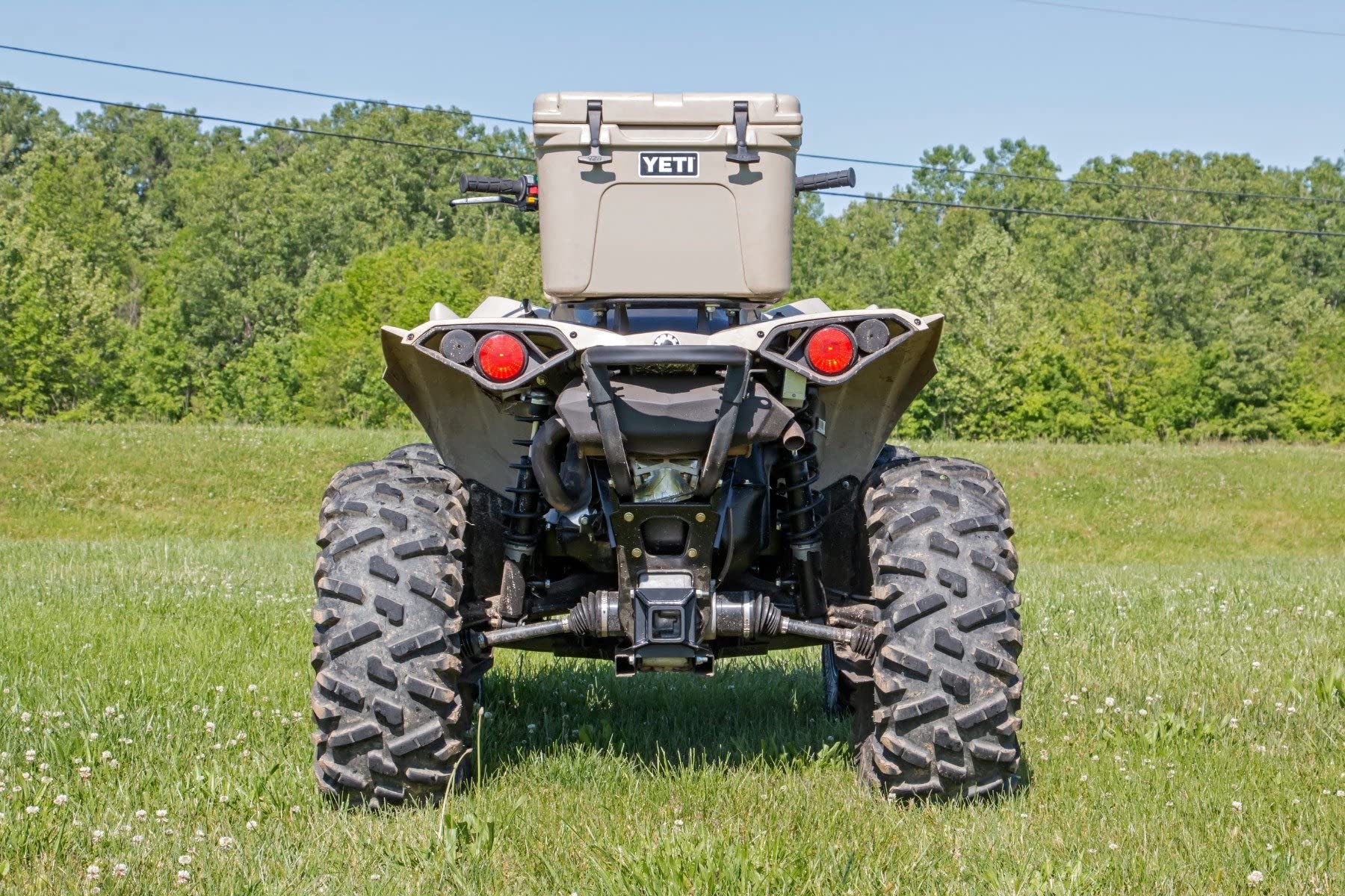 2" Receiver Hitch Rough Country for Can-Am Outlander 570/1000 & Renegade 500/1000 - Heavy-Duty Steel, Bolt-On ATV Hitch for Towing & Accessories