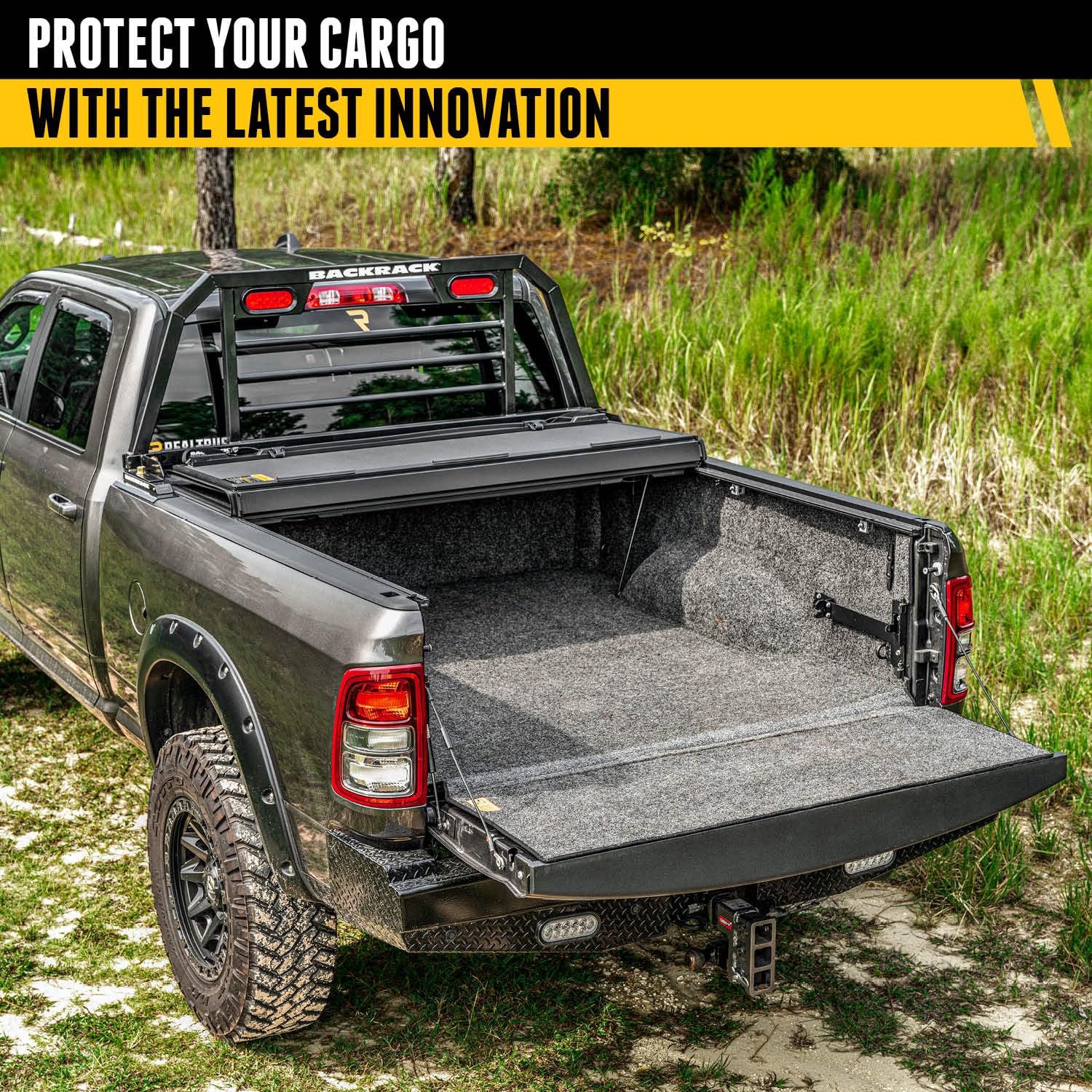 Extang RealTruck Endure ALX Hard Folding Truck Bed Tonneau Cover | 80424 | Fits 2019-2026 Dodge Ram 1500 w/Rambox and w/o Multi-Function (Split) Tailgate 5' 7" Bed (67.4")