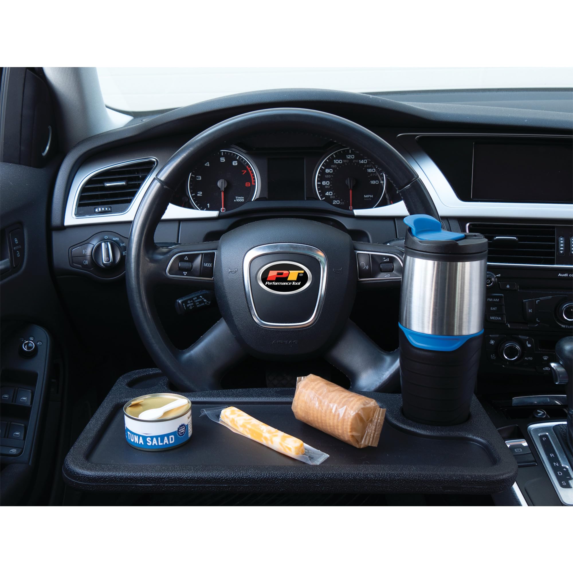 Steering Wheel Caddy Performance Tool W1283 Desk Top Organizer for Convenient Work and Play on the Go