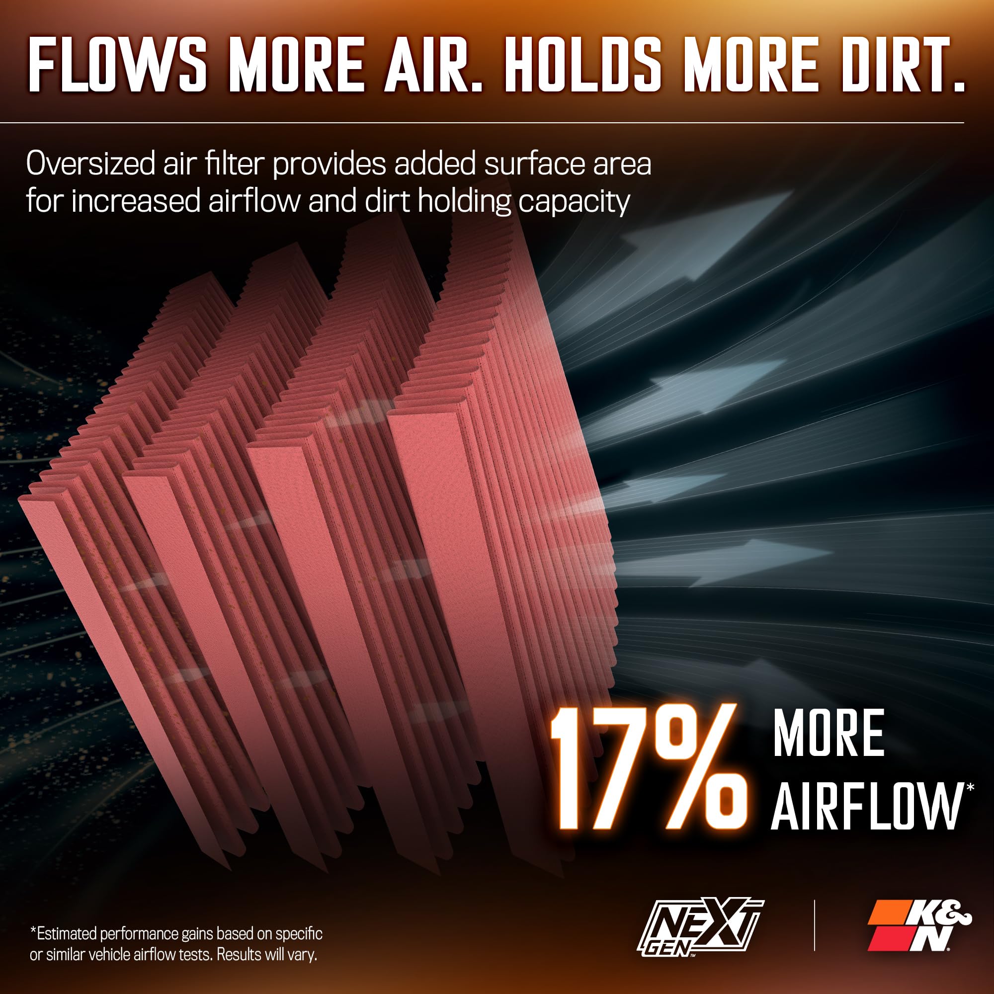 NextGen K&N Cold Air Intake System: High-Flow Cotton Filter: Compatible with 2011-2023 Dodge/Chrysler: Challenger, Charger, 300, 300C, 300S, 50-1542