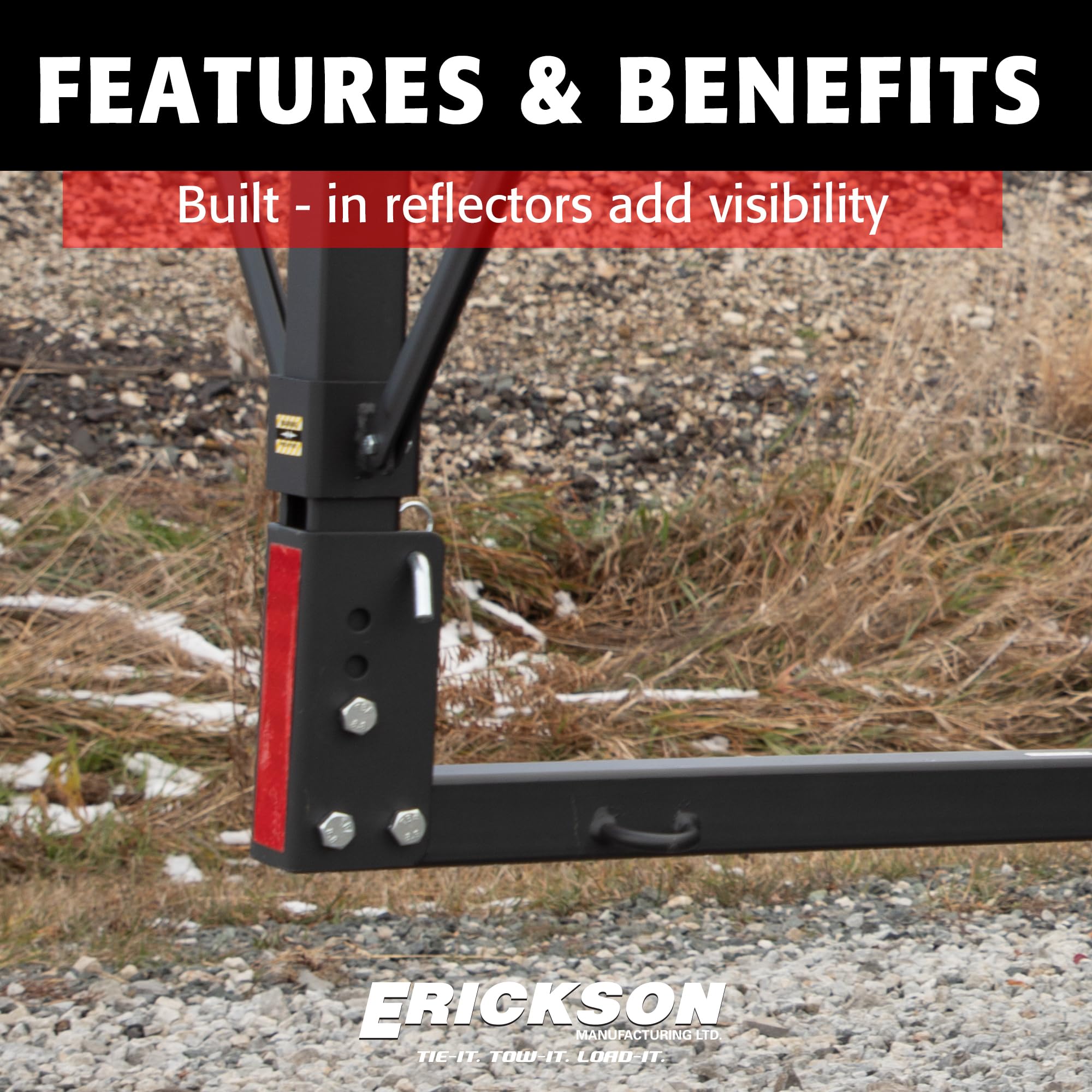 Pick-Up bed Extender Erickson 07600 (Big Bed Senior, 400 lb. rated)