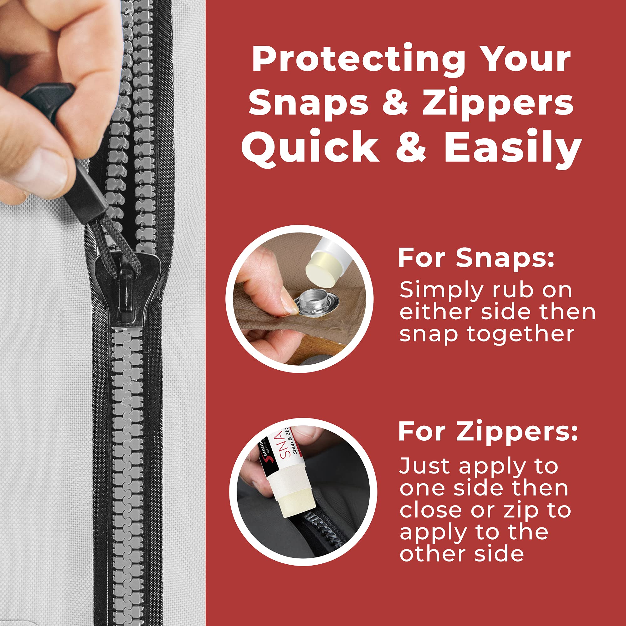 Snap Stick Shurhold Snap & Zipper Lubricant
