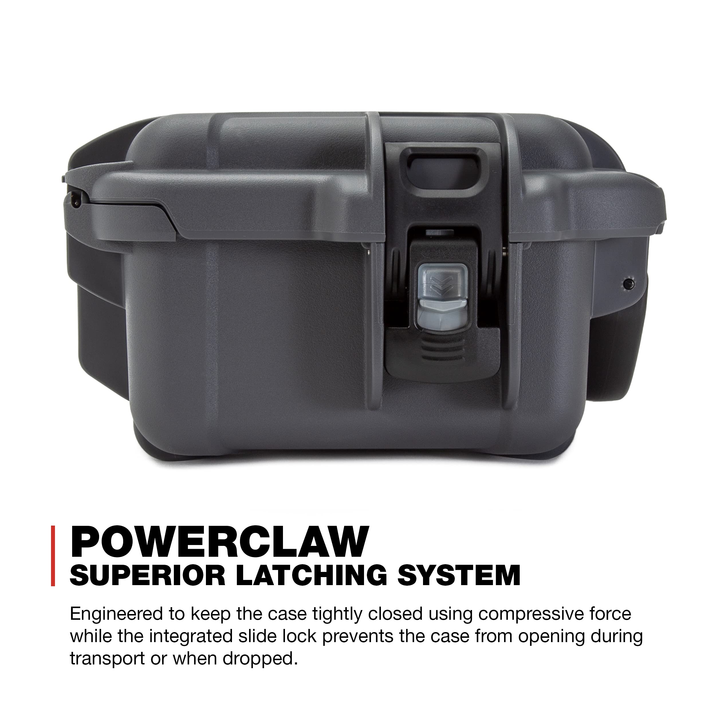 Waterproof Nanuk 905 Hard Case with Padded Dividers - Graphite