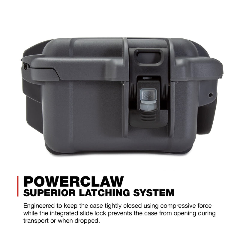 Waterproof Nanuk 905 Hard Case with Padded Dividers - Graphite